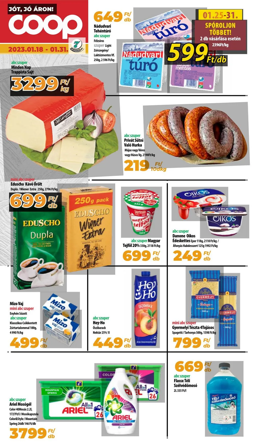 Coop akciós újság Hétforrás 01.18–01.31