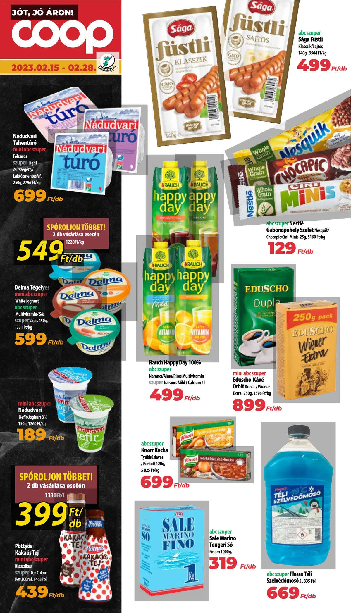 Coop akciós újság Hétforrás 02.15–02.28