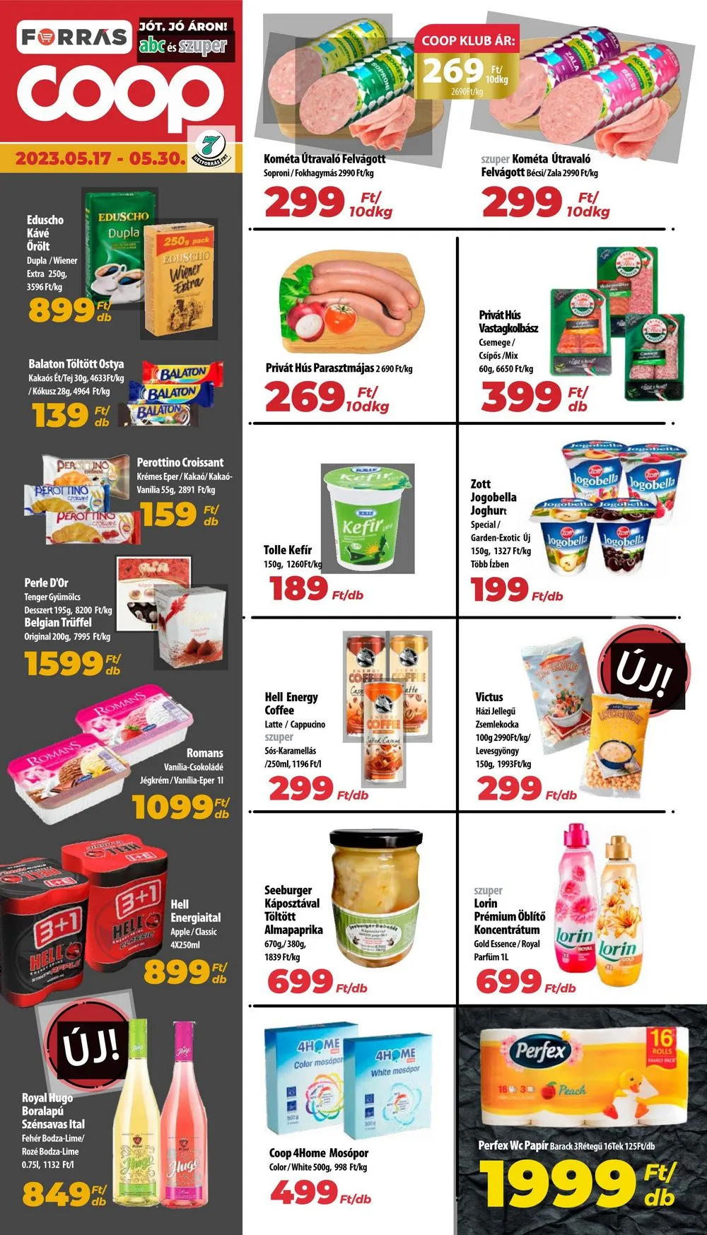 Coop akciós újság Hétforrás 05.17–05.30