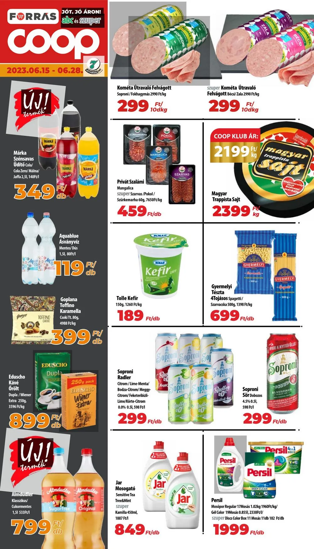 Coop akciós újság Hétforrás 06.15–06.28