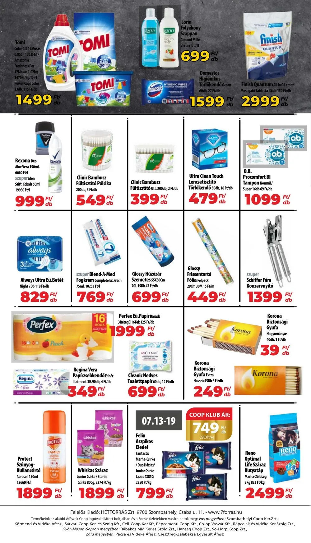 Coop akciós újság Hétforrás 07.13–08.02 – 10. oldal