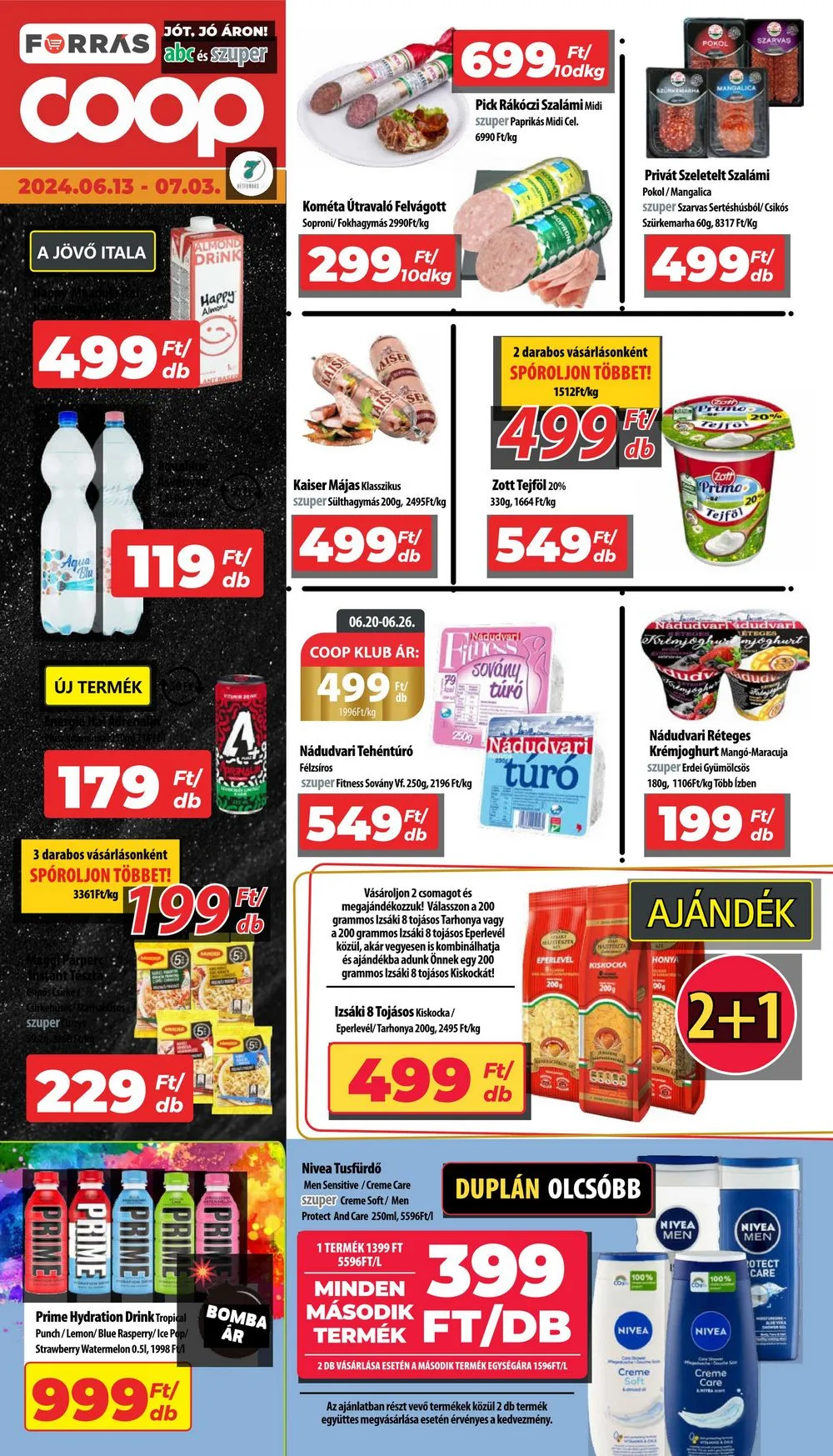 Coop akciós újság Hétforrás 06.13–07.03