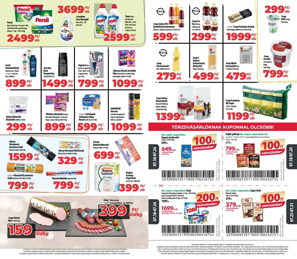 Coop akciós újság Hétforrás 07.18–07.31 – 6. oldal