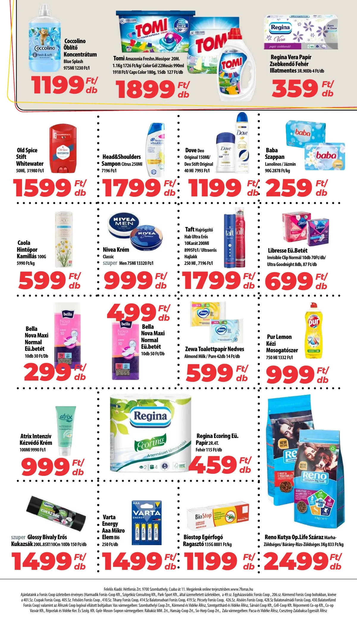 Coop akciós újság Hétforrás 09.12–10.02 – 11. oldal