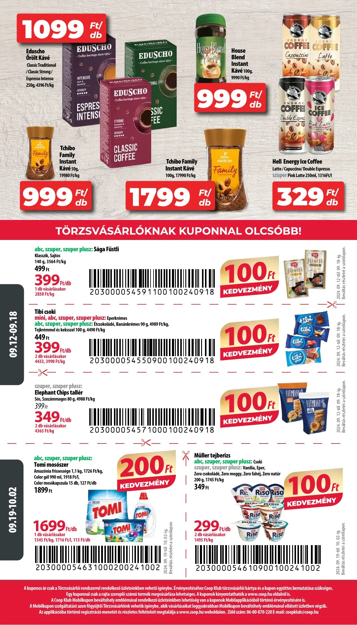 Coop akciós újság Hétforrás 09.12–10.02 – 12. oldal