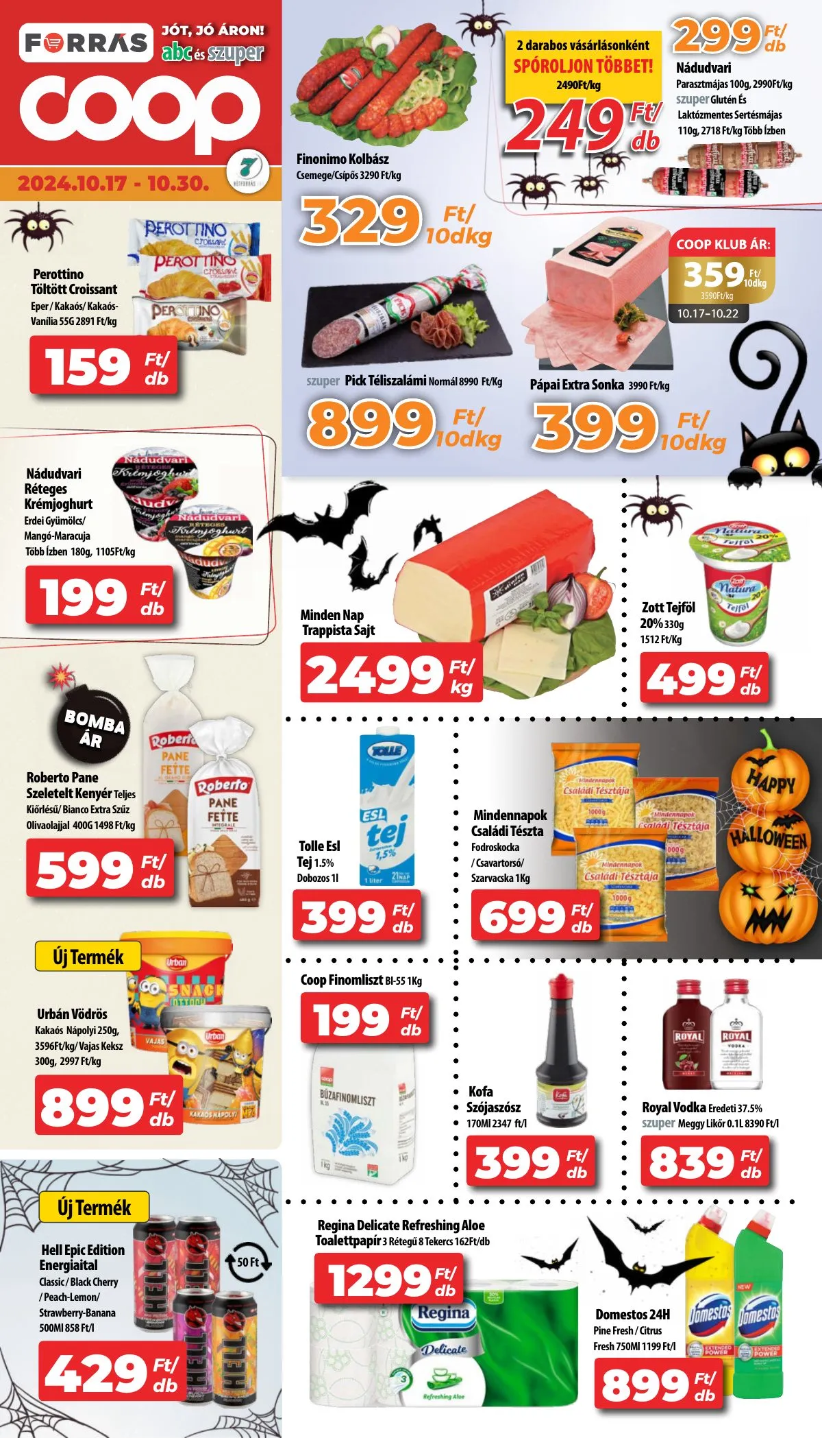 Coop akciós újság Hétforrás 10.17–10.22