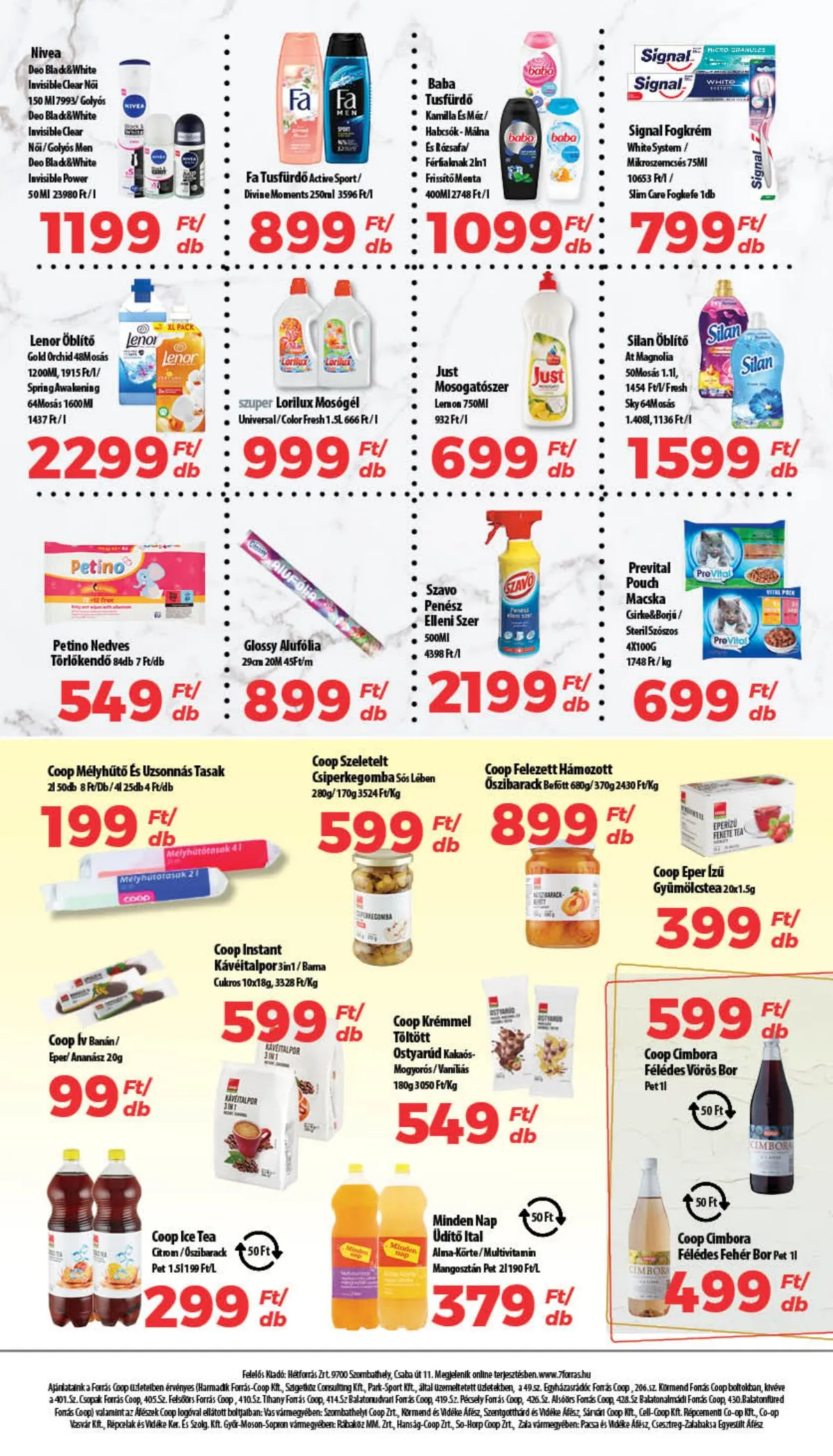 Coop akciós újság Hétforrás 11.14–11.27 – 11. oldal