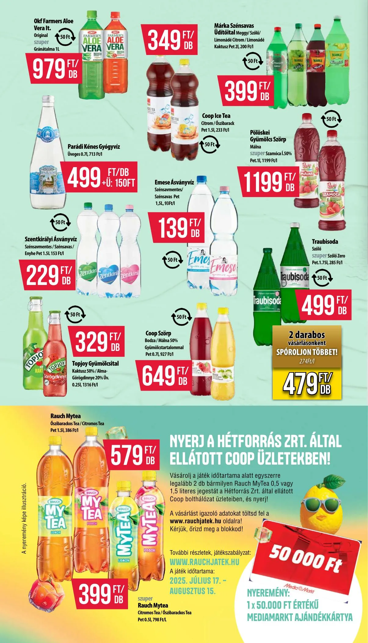 Coop akciós újság Hétforrás 07.17–07.30 – 8. oldal