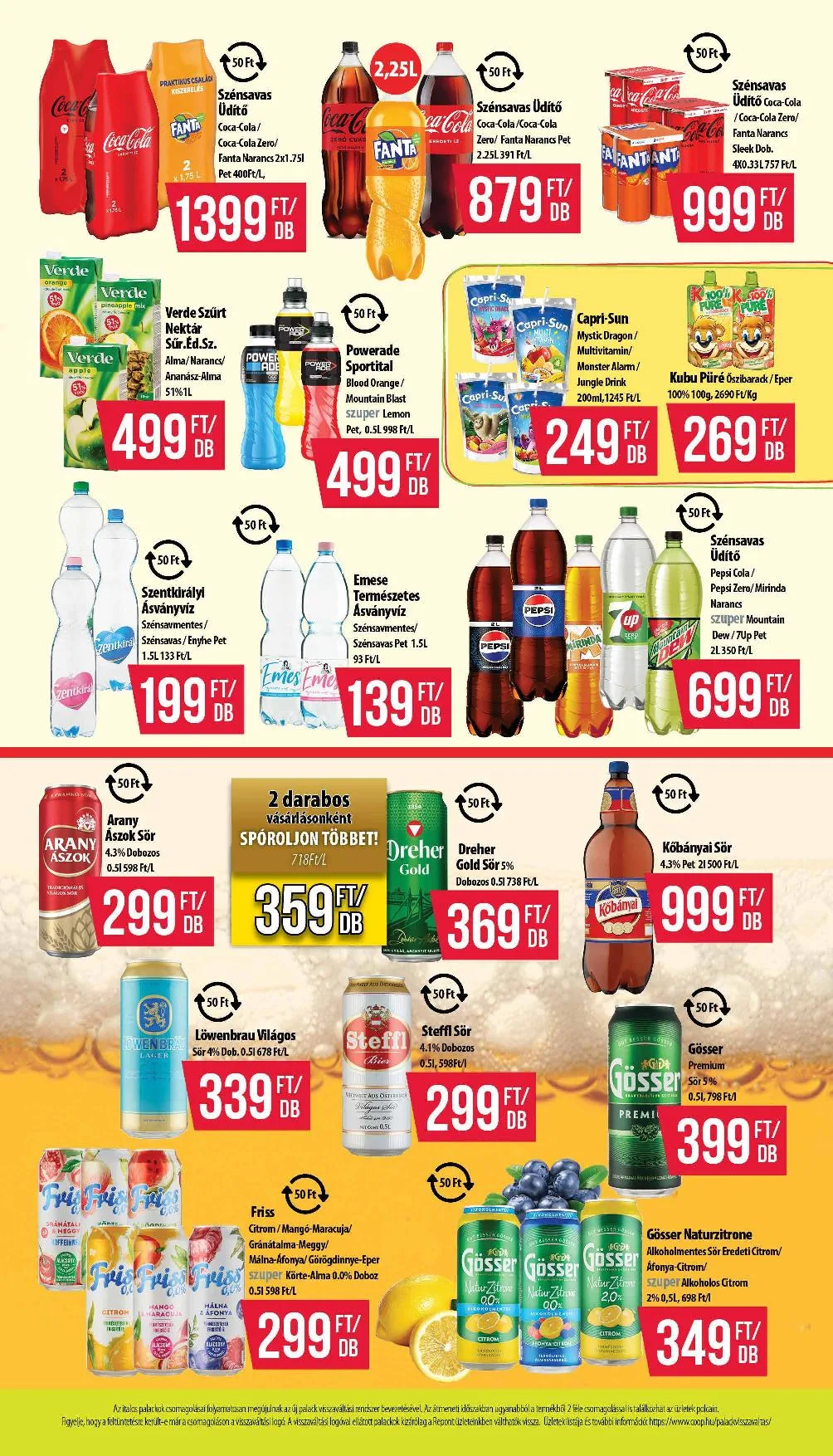 Coop akciós újság Hétforrás 09.18–10.01 – 12. oldal