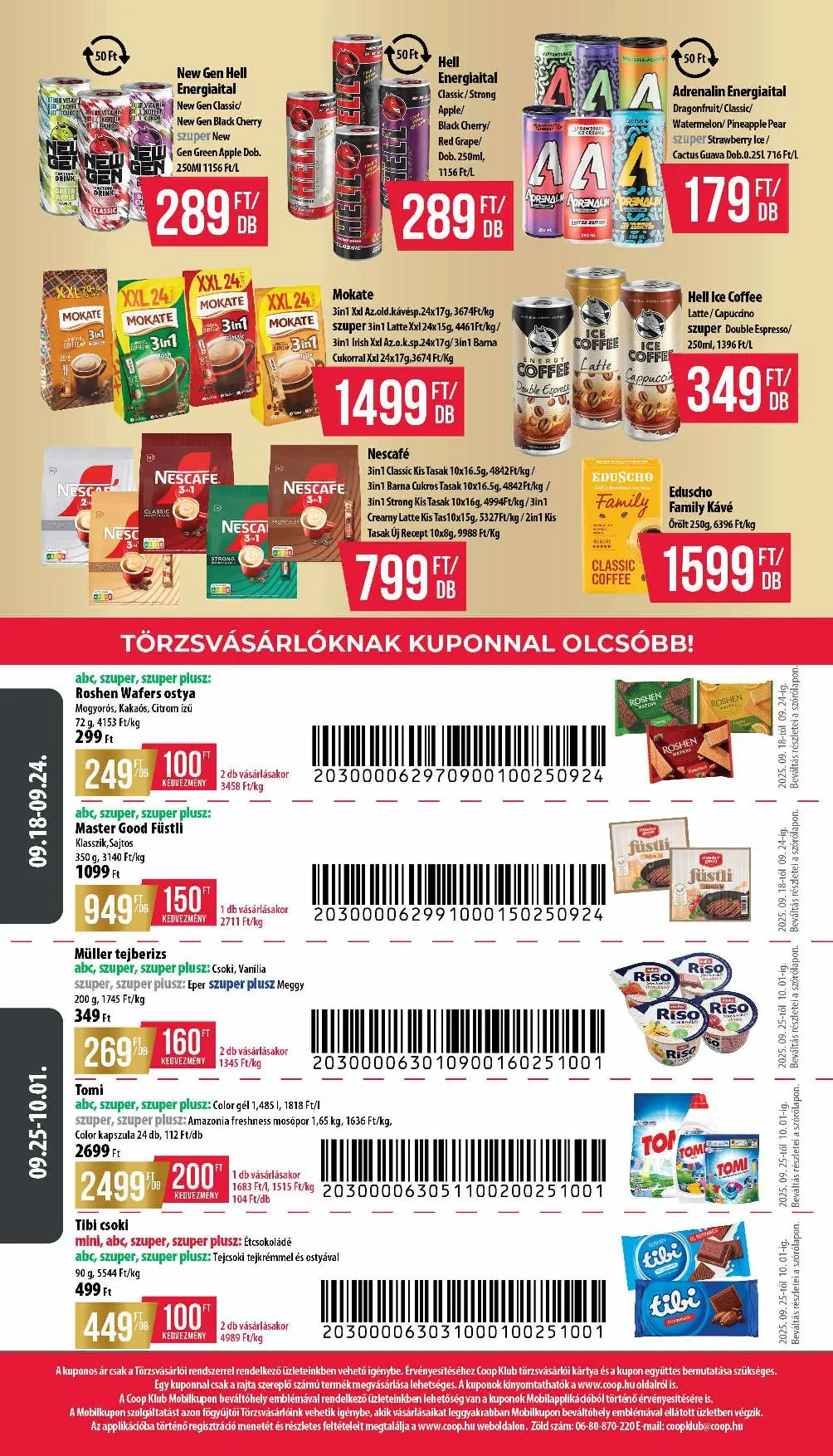 Coop akciós újság Hétforrás 09.18–10.01 – 4. oldal