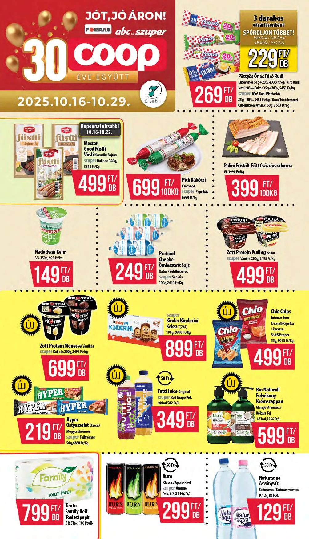 Coop akciós újság Hétforrás 10.16–10.22