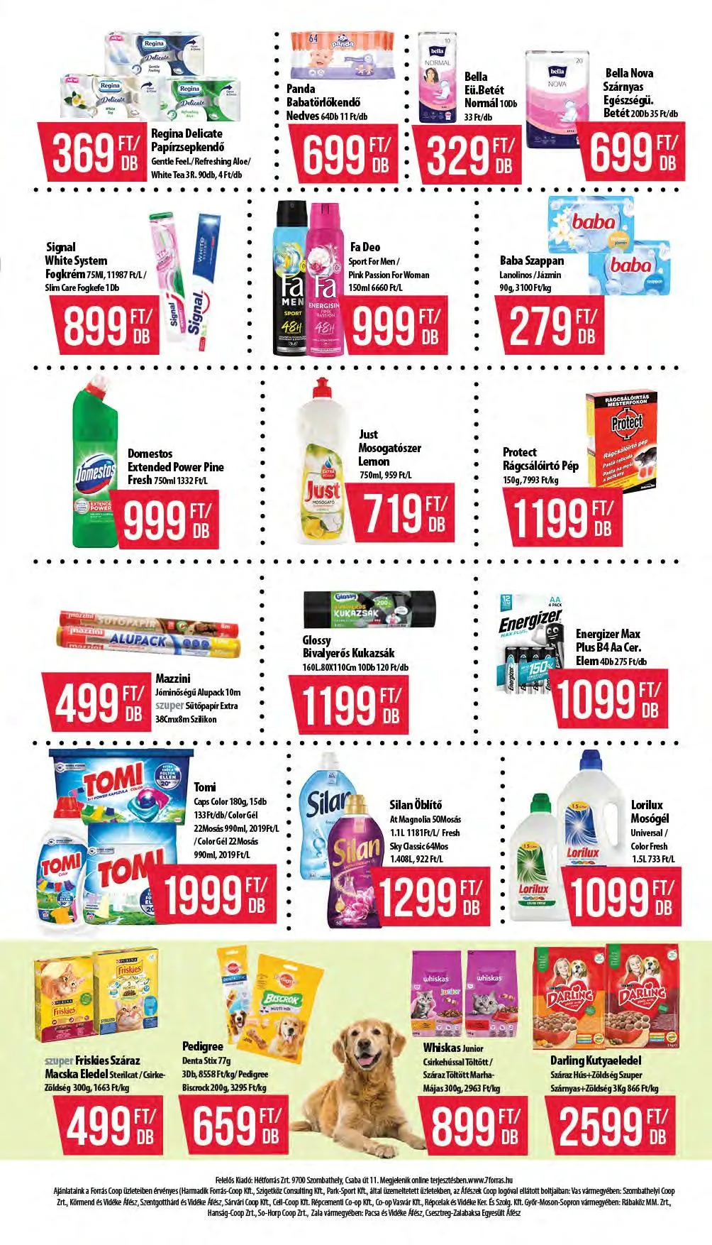 Coop akciós újság Hétforrás 10.16–10.22 – 3. oldal