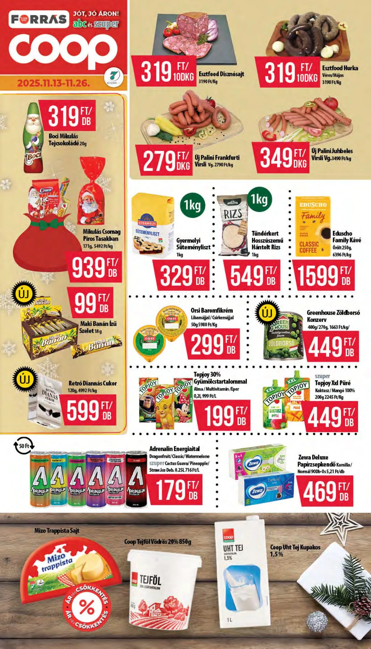 Coop akciós újság Hétforrás 11.13–11.26