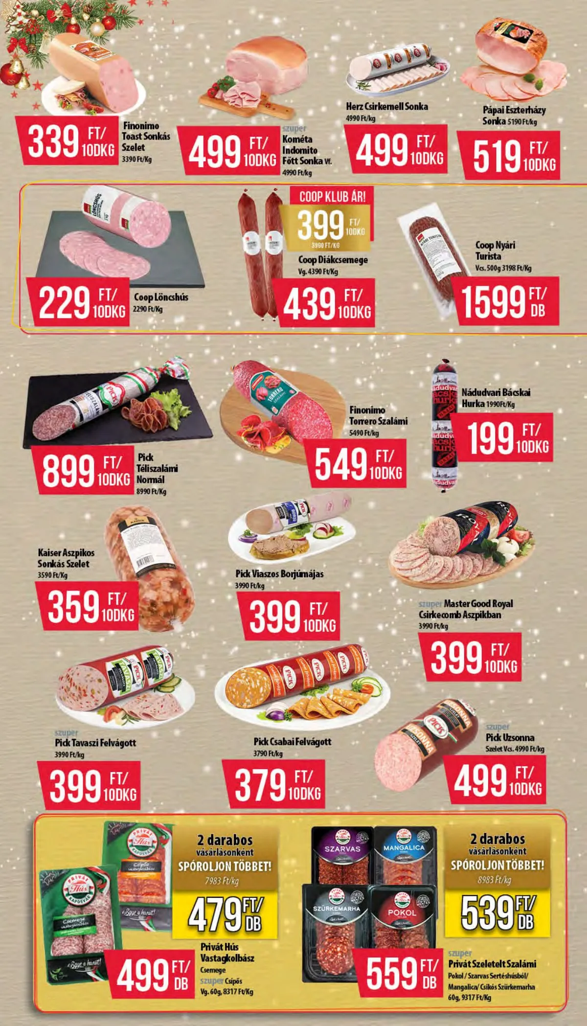 Coop akciós újság Hétforrás 12.11–12.31 – 3. oldal