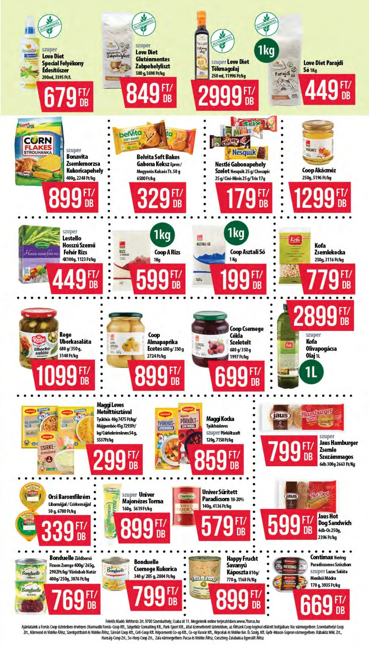 Coop akciós újság Hétforrás 01.15–01.21 – 5. oldal