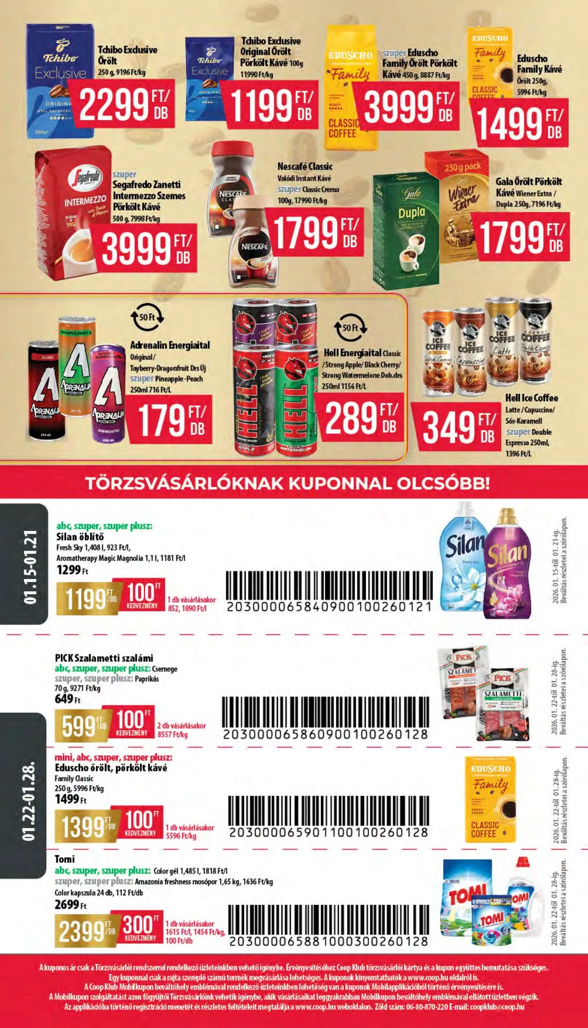 Coop akciós újság Hétforrás 01.15–01.21 – 8. oldal