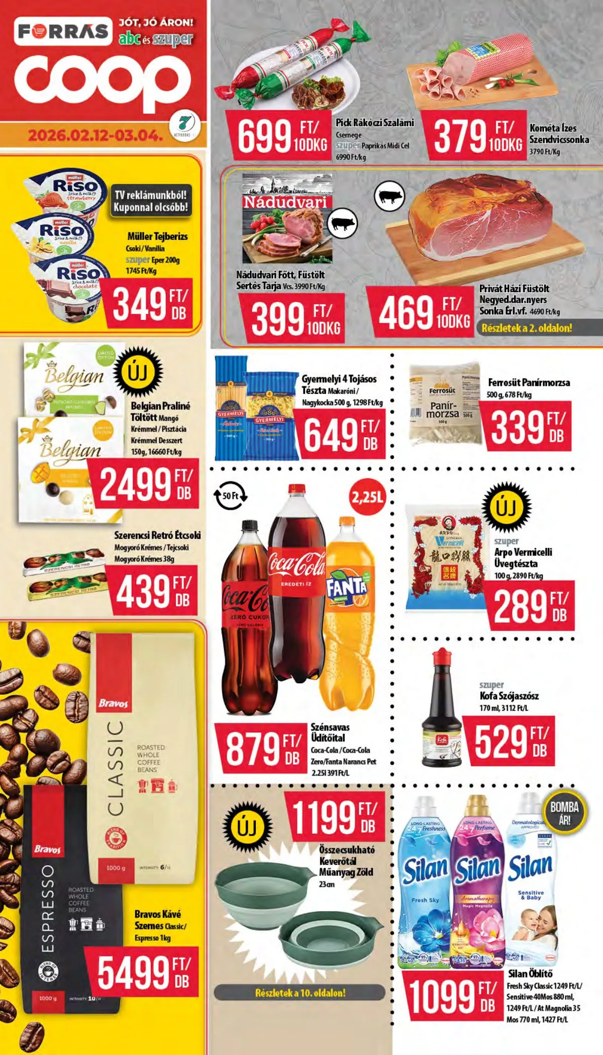 Coop akciós újság Hétforrás 02.12–03.04
