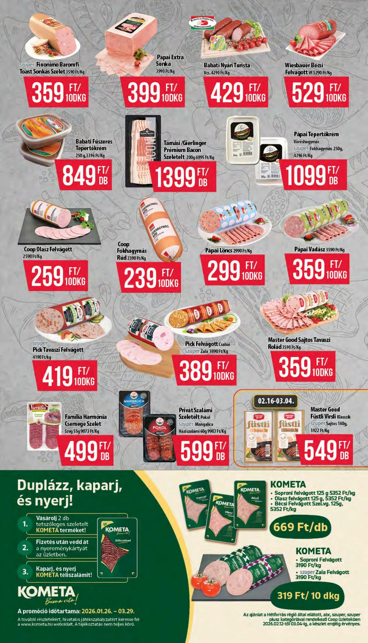 Coop akciós újság Hétforrás 02.12–03.04 – 3. oldal