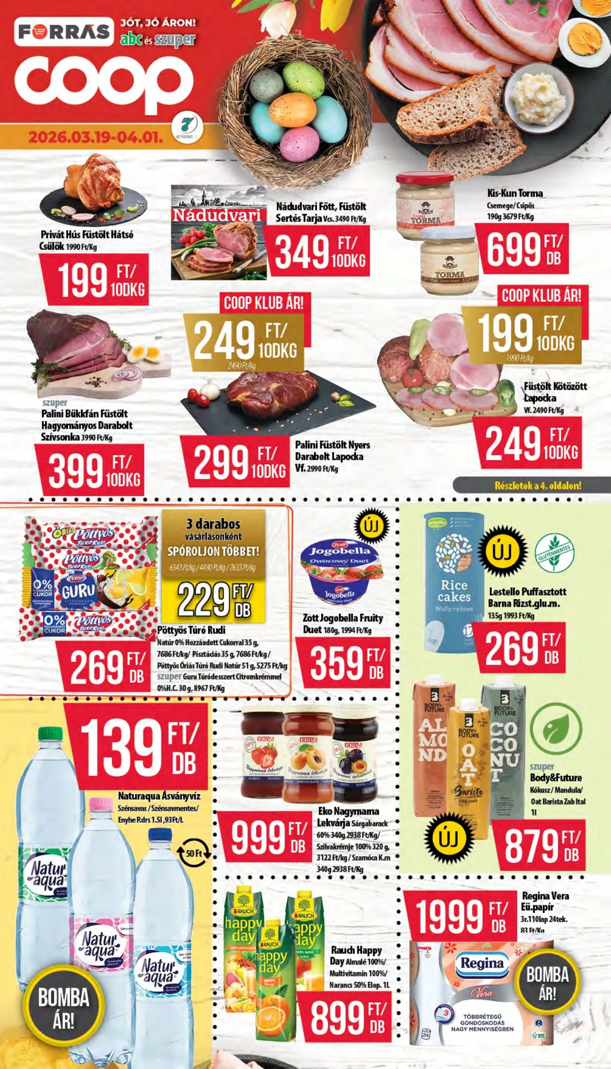 Coop akciós újság Hétforrás 03.19–04.01