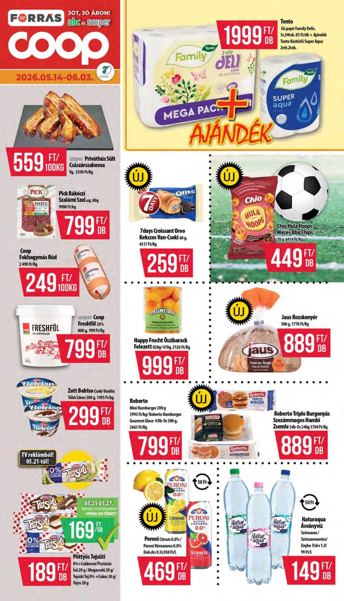 Coop akciós újság Hétforrás 05.14–06.03
