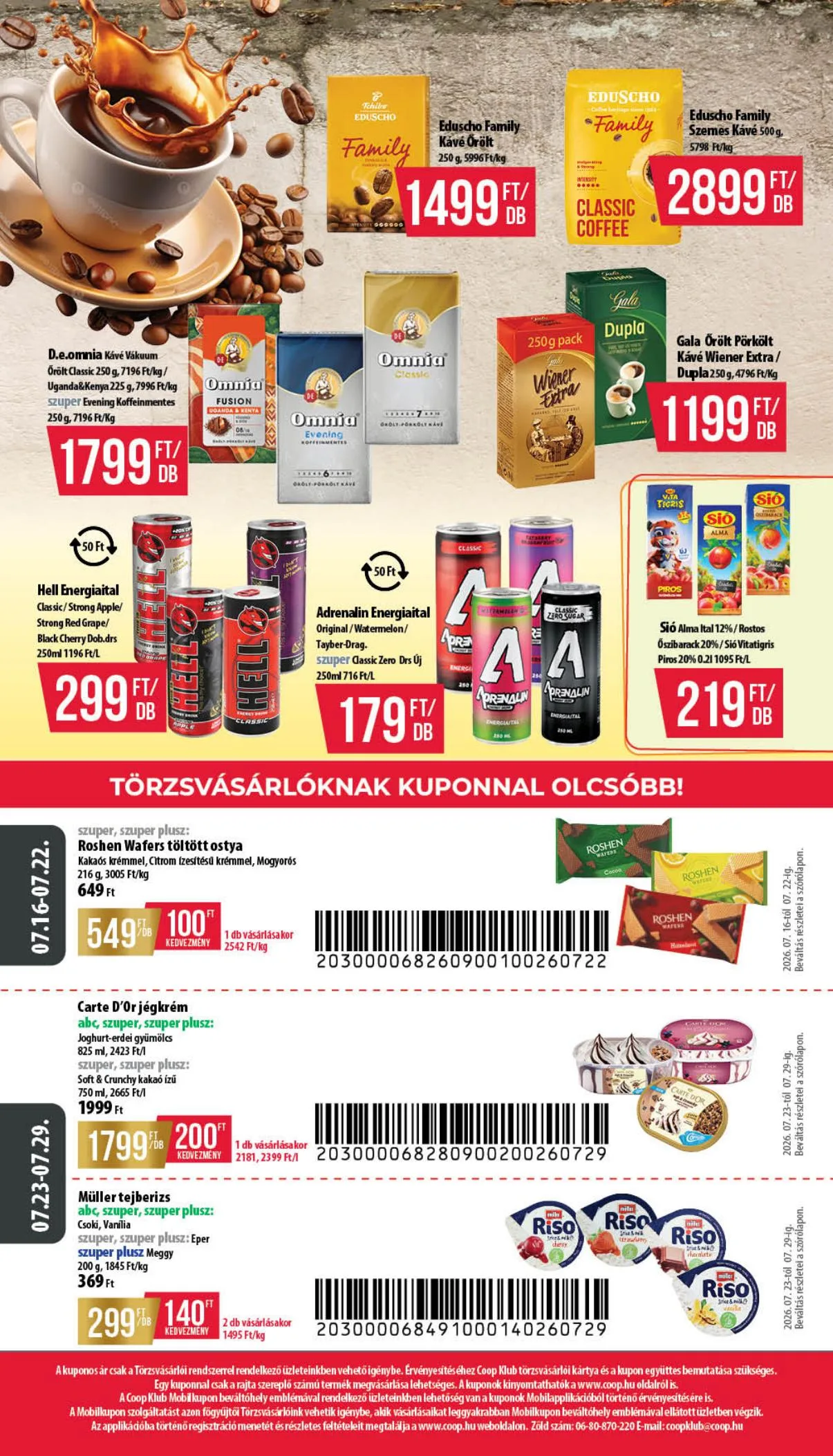 Coop akciós újság Hétforrás 07.16–07.22 – 12. oldal