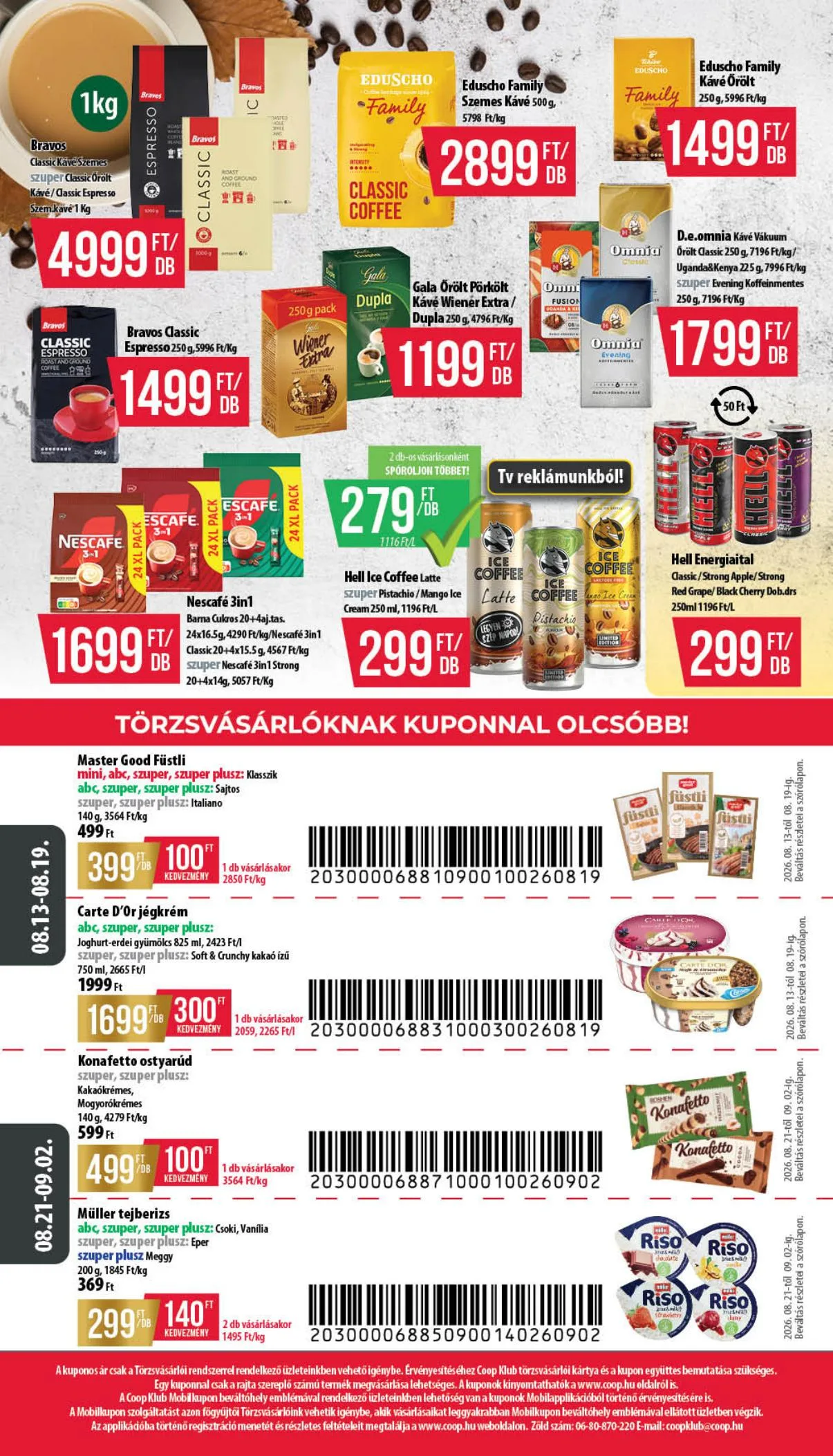 Coop akciós újság Hétforrás 08.13–09.02 – 12. oldal