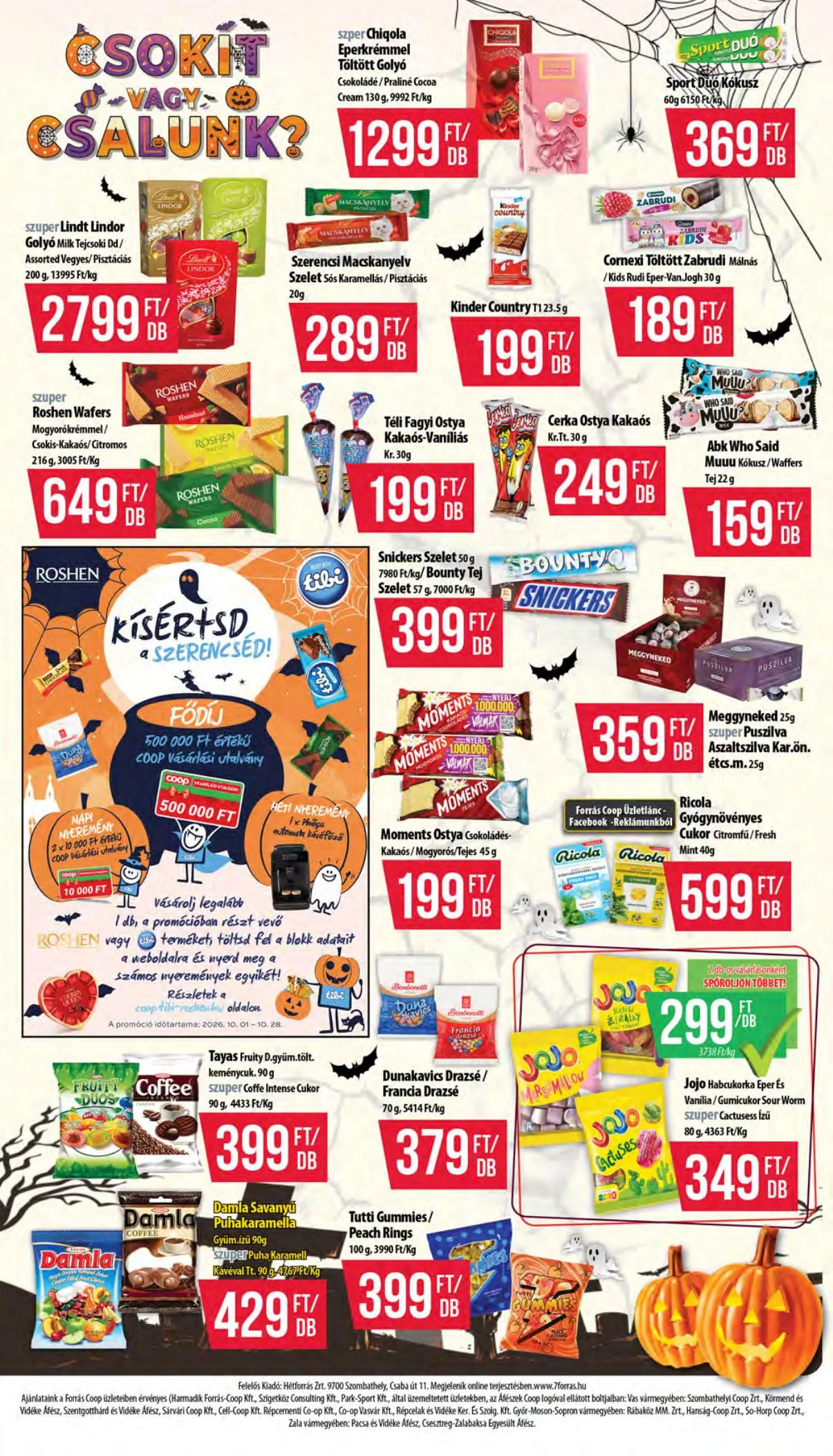 Coop akciós újság Hétforrás 10.15–10.28 – 6. oldal