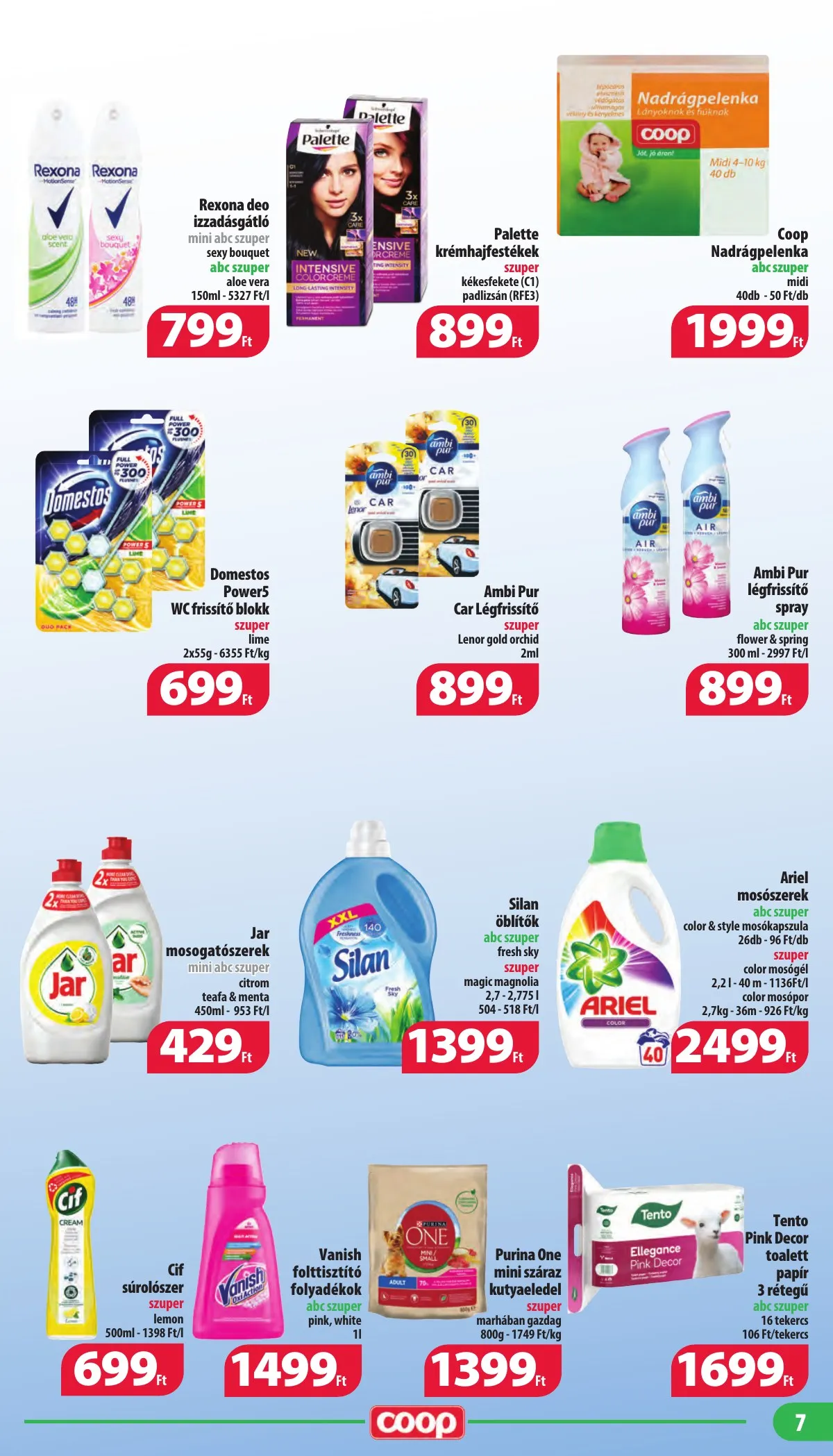 Coop akciós újság Mecsek 02.16–02.22 – 7. oldal
