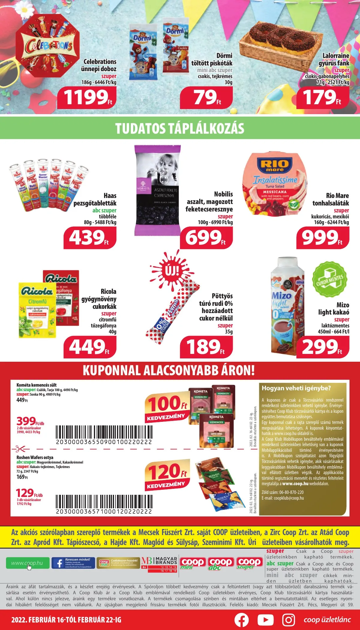 Coop akciós újság Mecsek 02.16–02.22 – 8. oldal