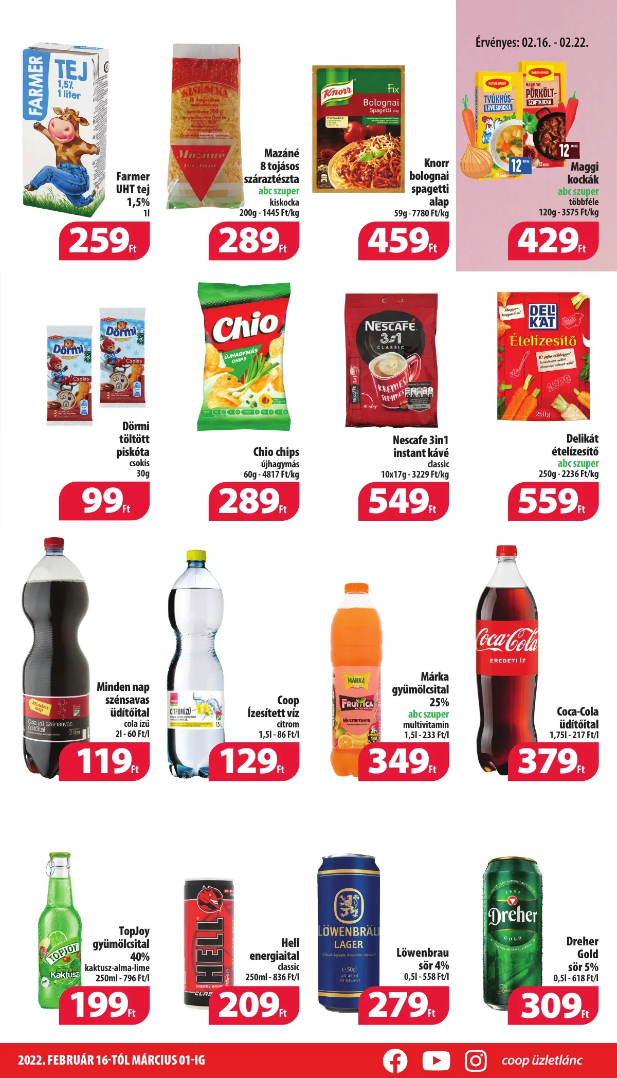 Coop akciós újság Mecsek 02.16–03.01 – 3. oldal