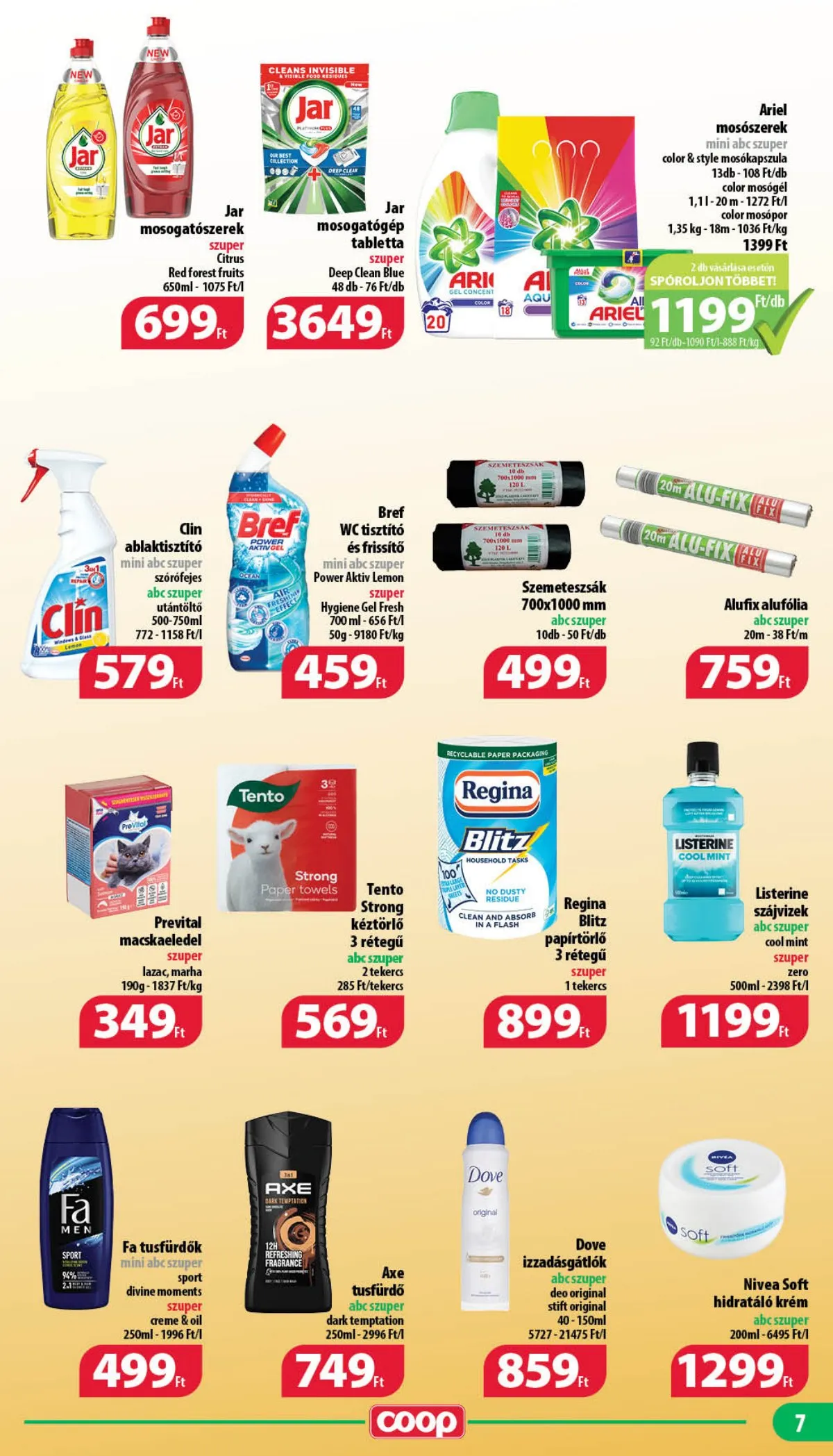 Coop akciós újság Mecsek 03.16–03.22 – 7. oldal