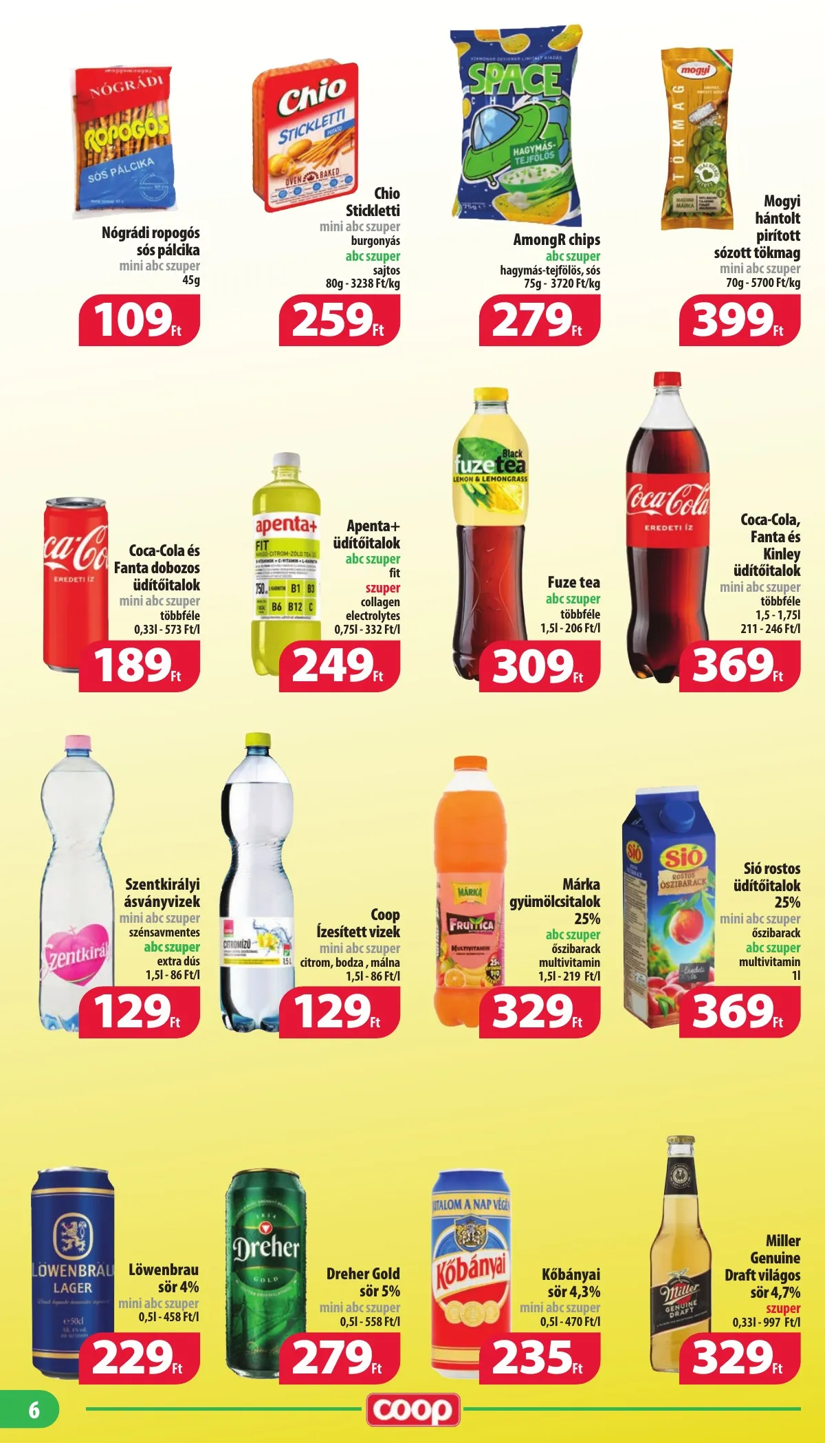 Coop akciós újság Mecsek 03.23–03.29 – 6. oldal