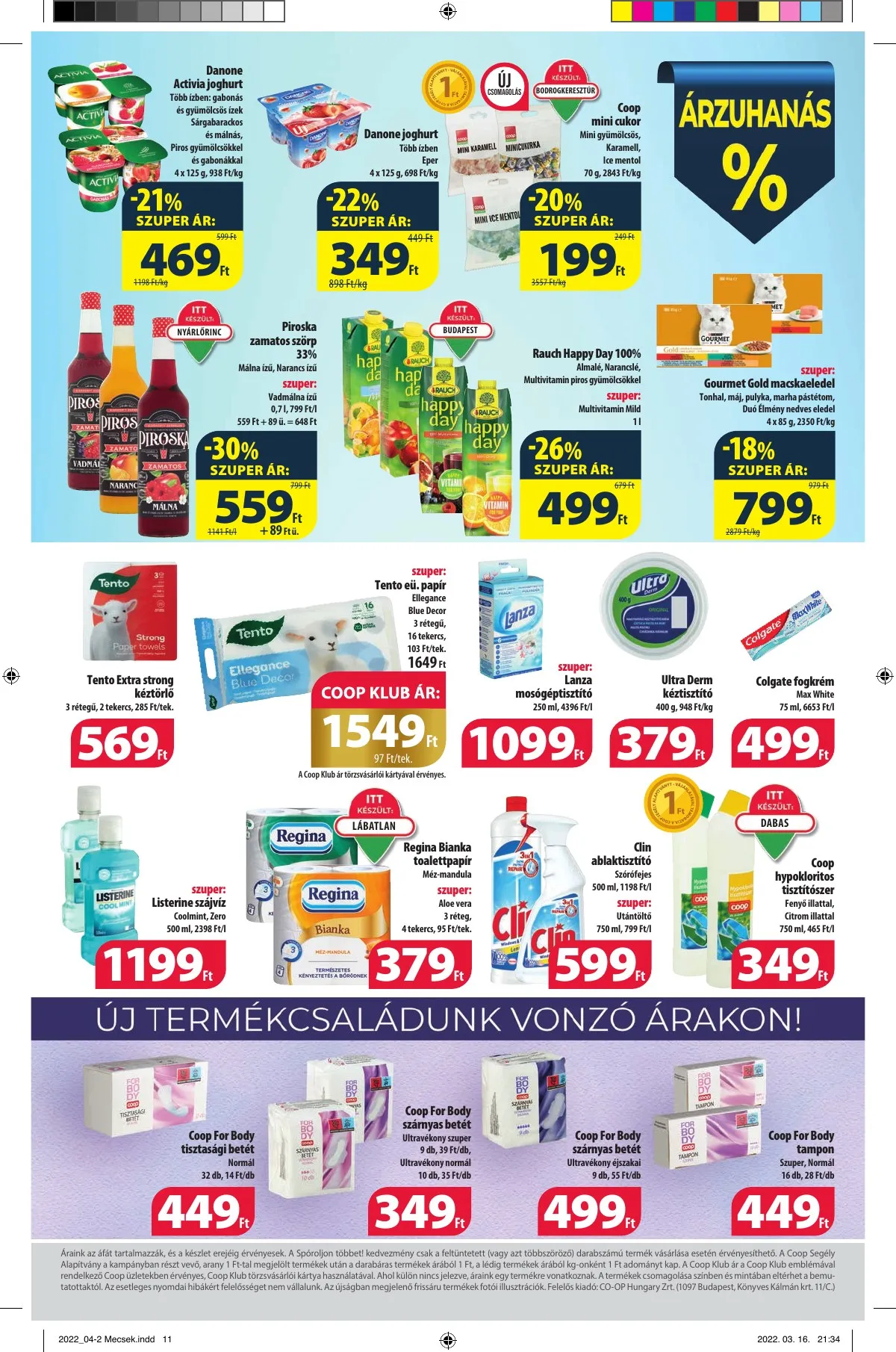 Coop akciós újság Mecsek 04.06–04.12 – 11. oldal
