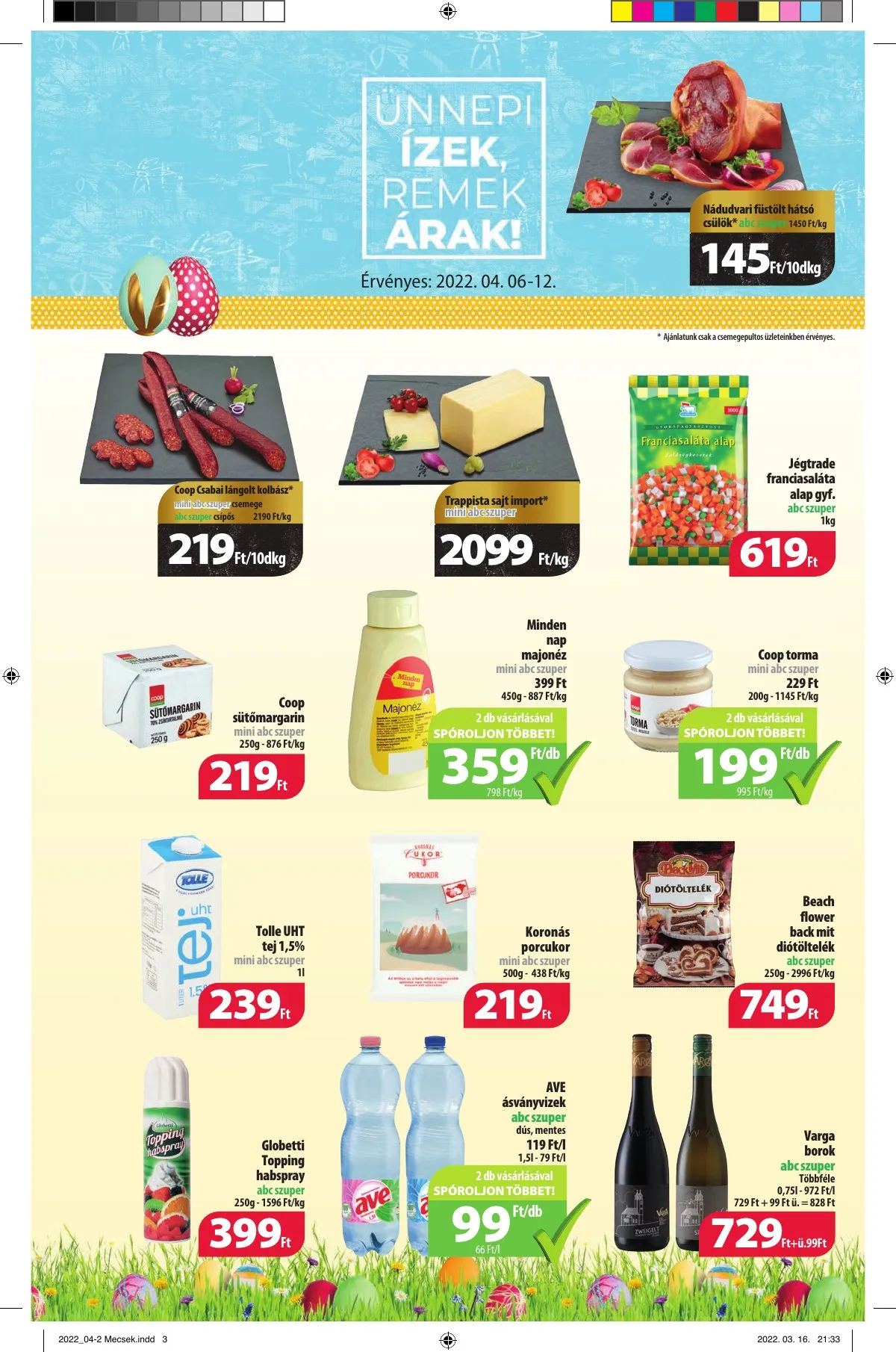 Coop akciós újság Mecsek 04.06–04.12 – 3. oldal