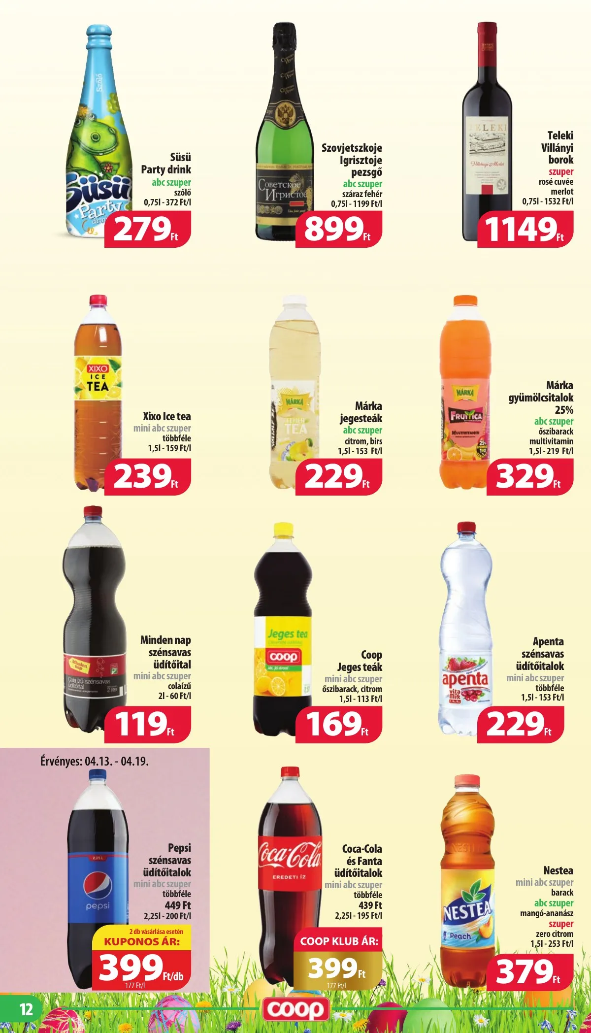 Coop akciós újság Mecsek 04.13–04.26 – 12. oldal
