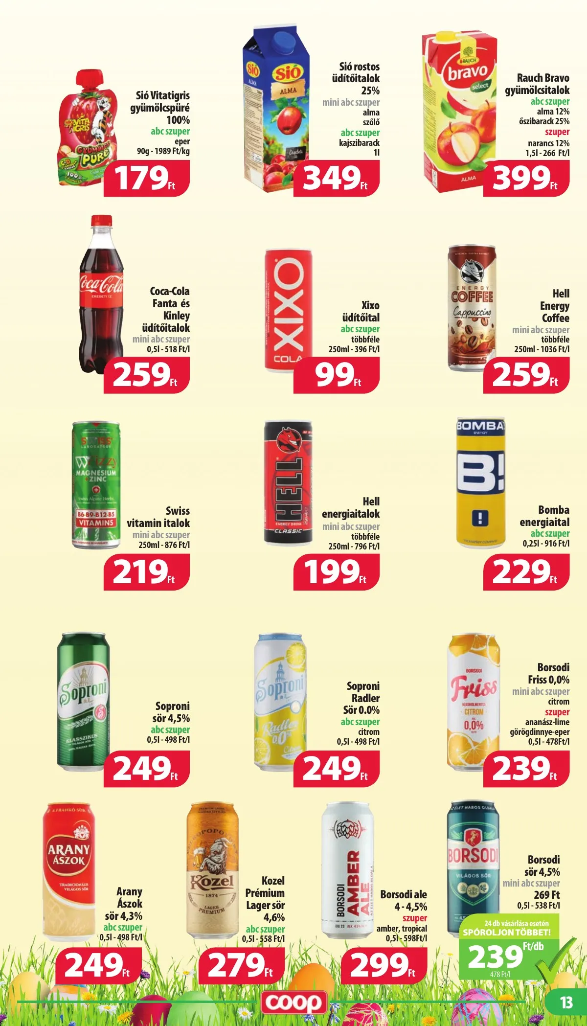 Coop akciós újság Mecsek 04.13–04.26 – 13. oldal