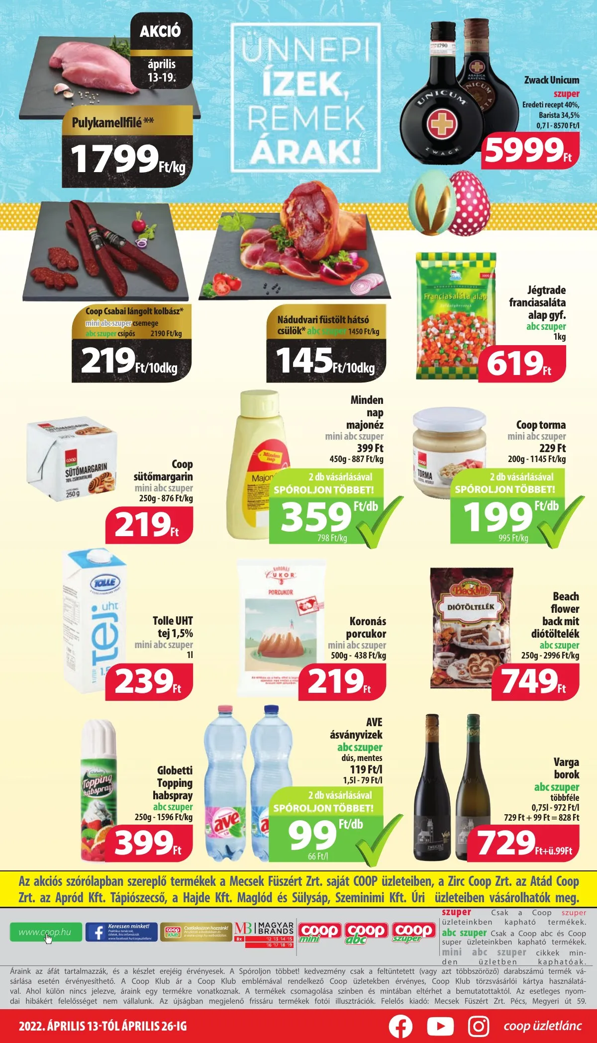Coop akciós újság Mecsek 04.13–04.26 – 16. oldal