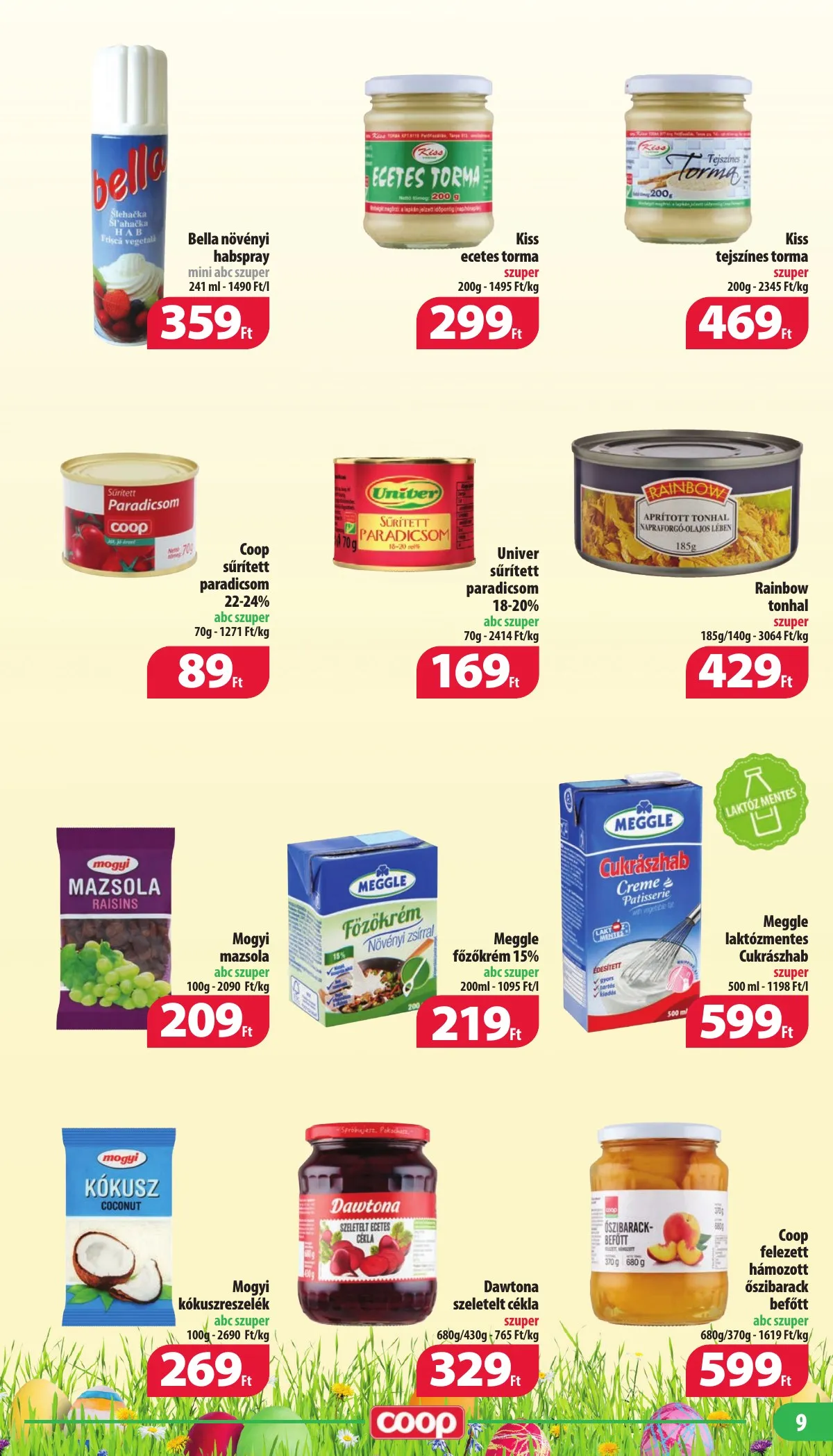 Coop akciós újság Mecsek 04.13–04.26 – 9. oldal