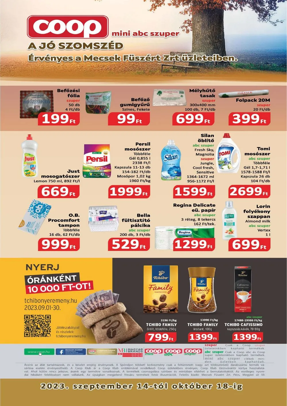 Coop akciós újság Mecsek 09.14–10.18 – 3. oldal