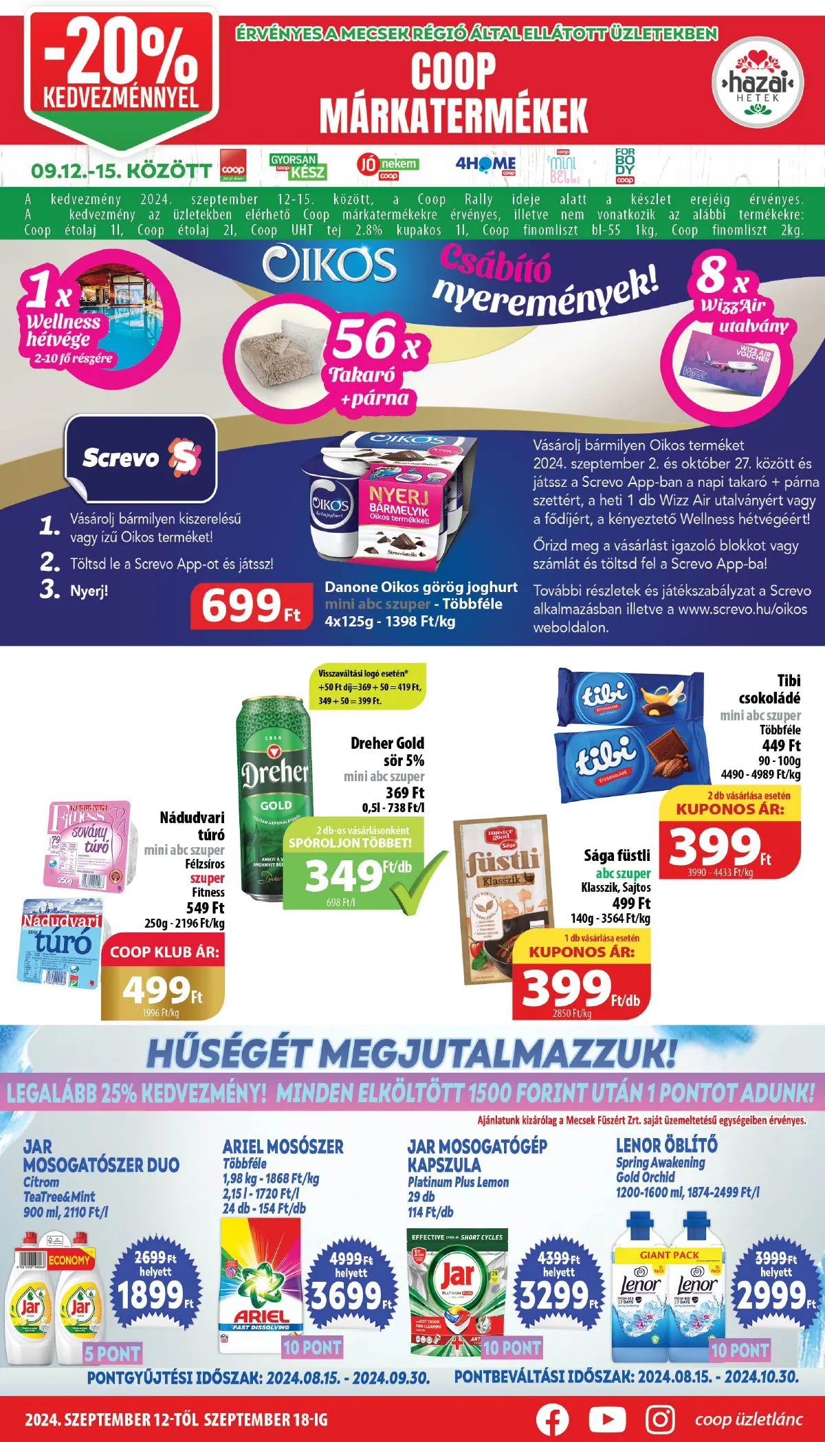 Coop akciós újság Mecsek 09.18–09.18