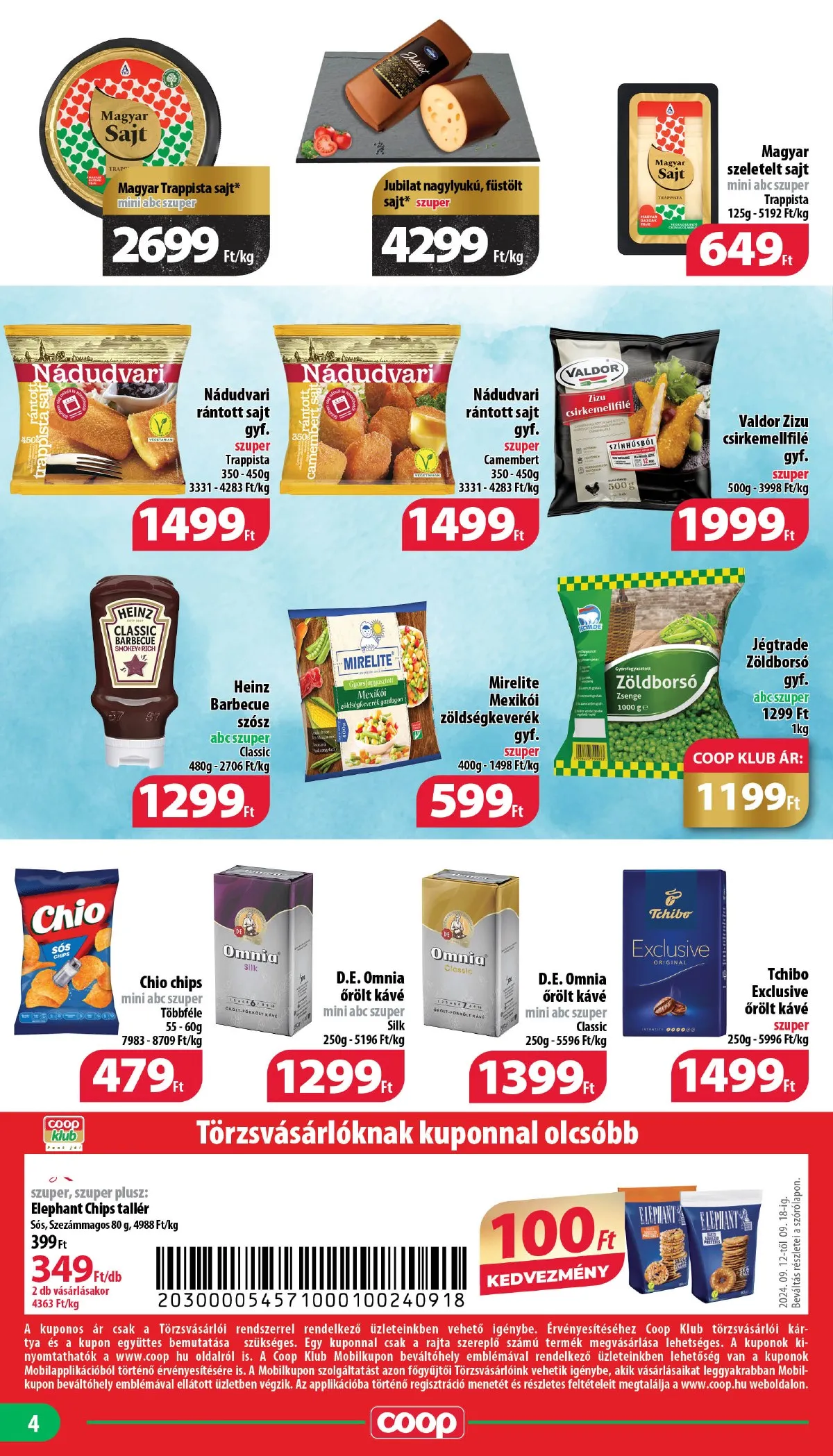 Coop akciós újság Mecsek 09.18–09.18 – 4. oldal