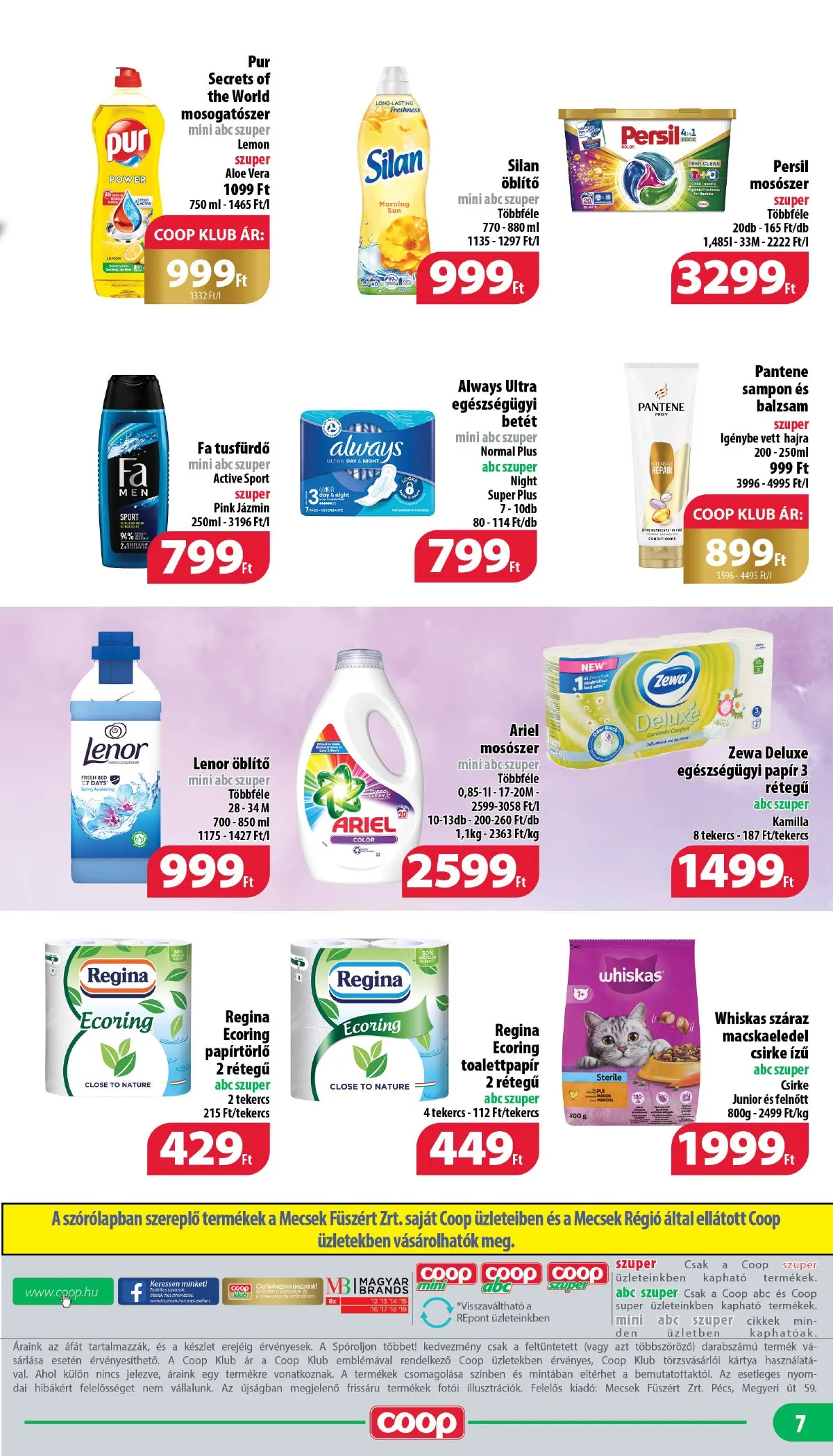 Coop akciós újság Mecsek 09.18–09.18 – 7. oldal