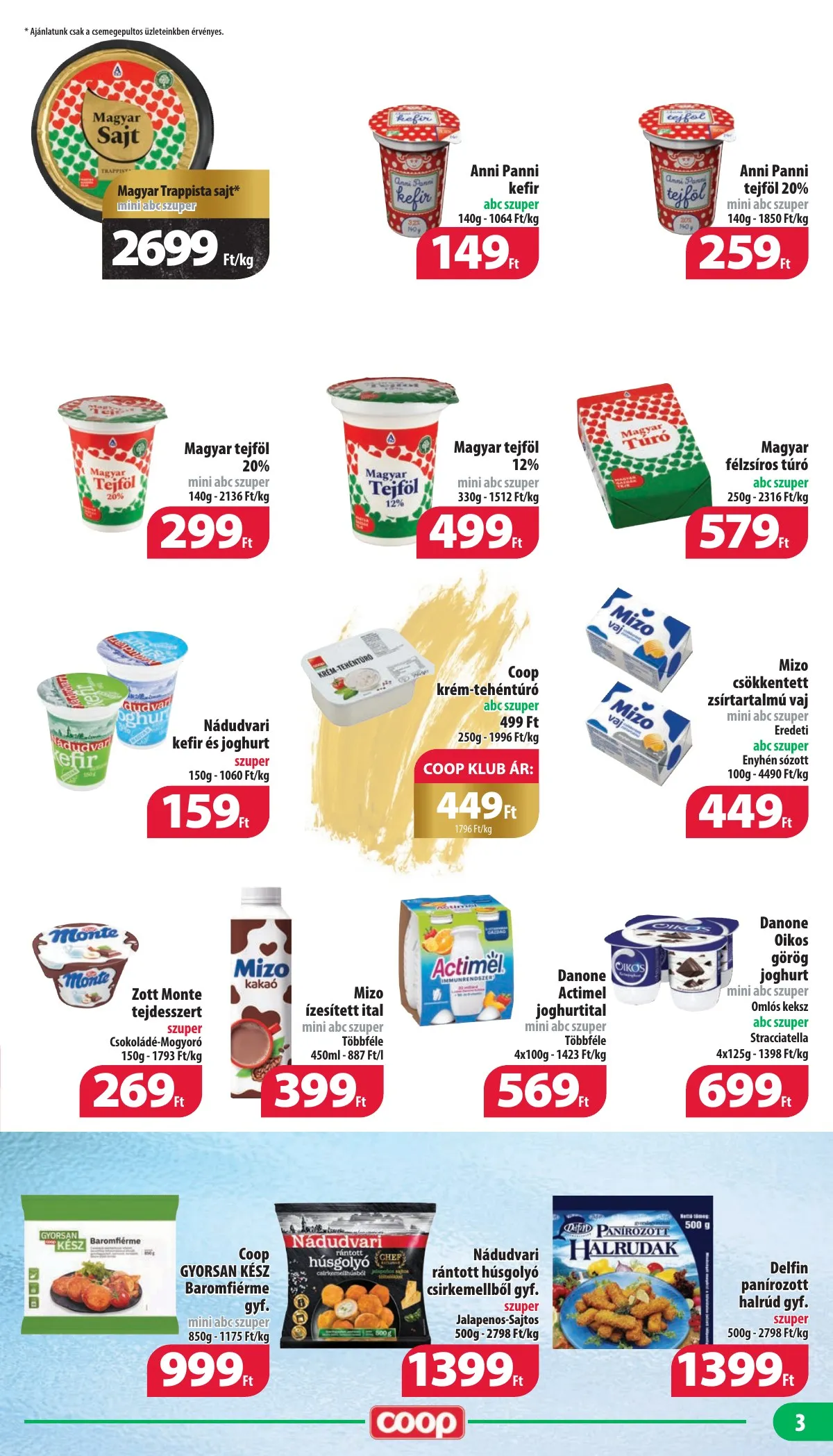 Coop akciós újság Mecsek 09.19–10.02 – 3. oldal