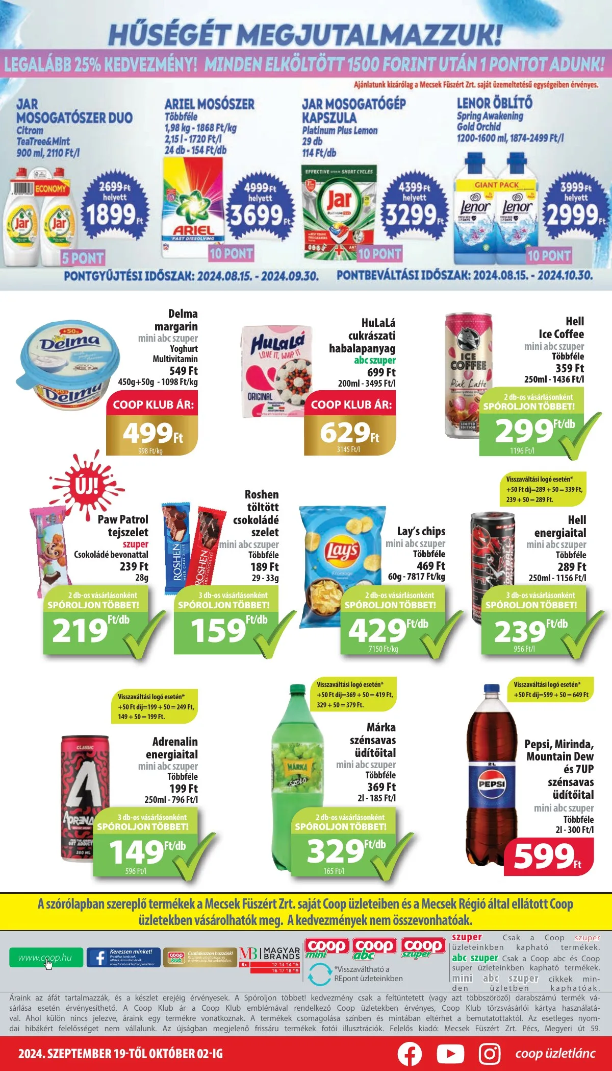 Coop akciós újság Mecsek 09.19–10.02 – 8. oldal