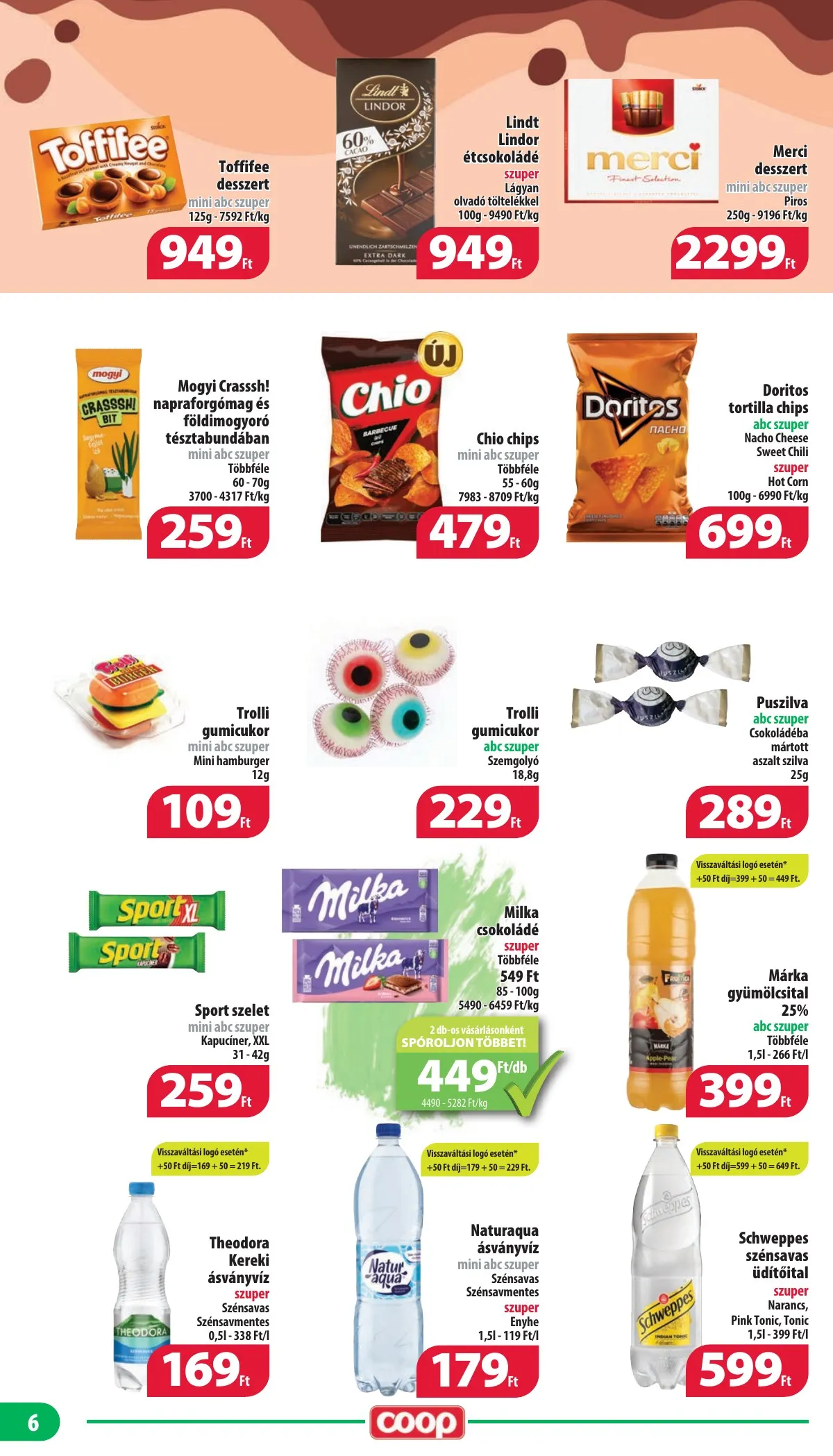 Coop akciós újság Mecsek 10.17–10.22 – 6. oldal