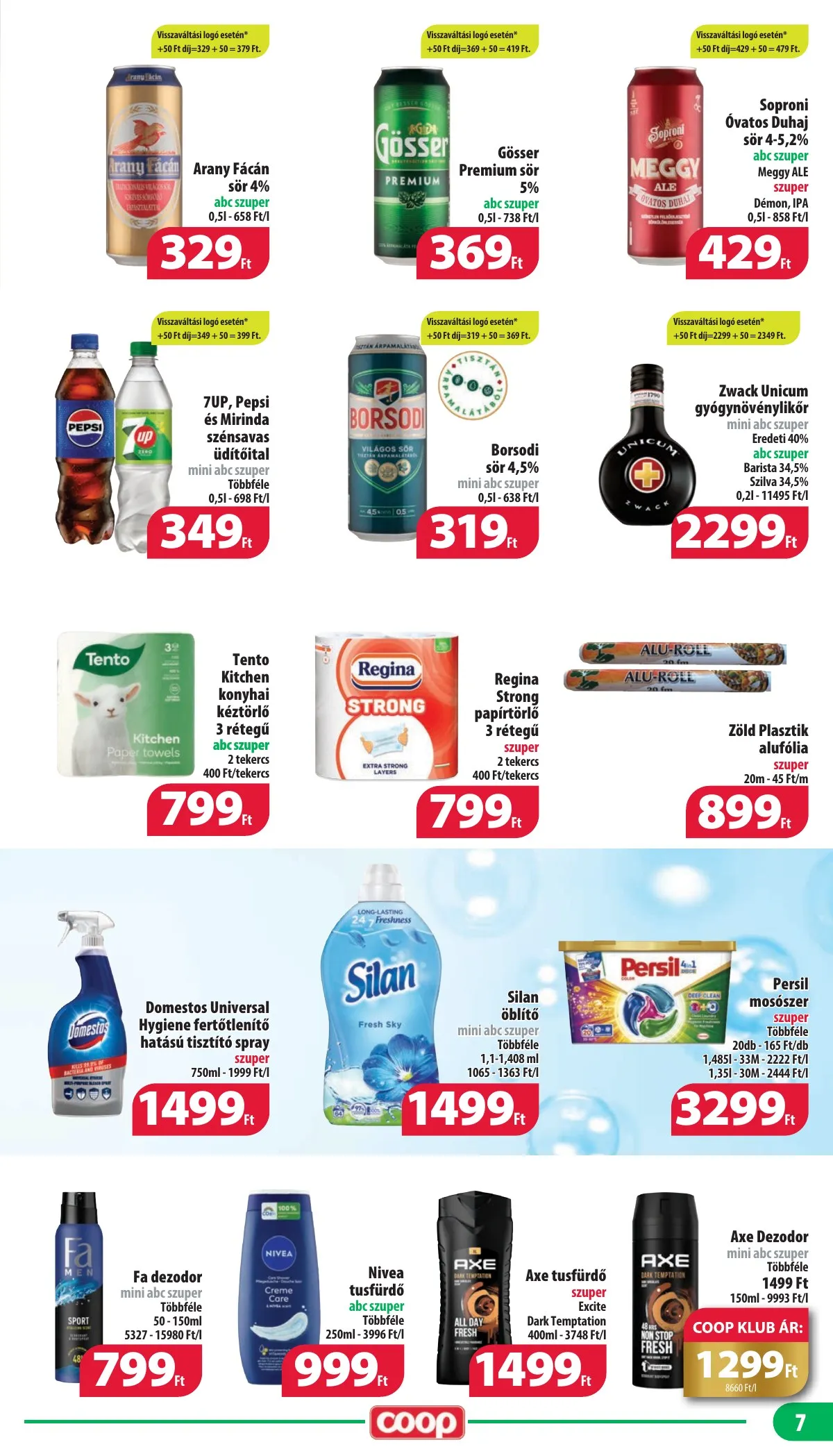 Coop akciós újság Mecsek 10.17–10.22 – 7. oldal