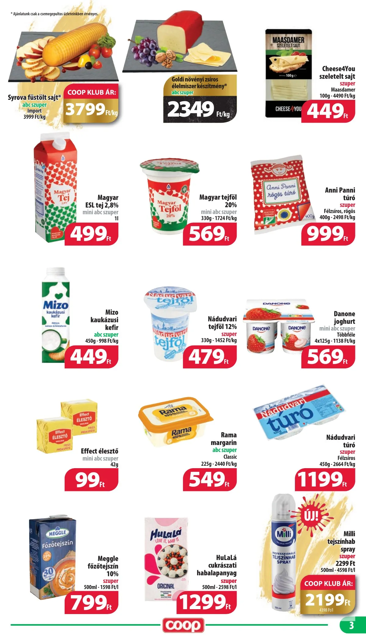 Coop akciós újság Mecsek 10.24–10.30 – 3. oldal