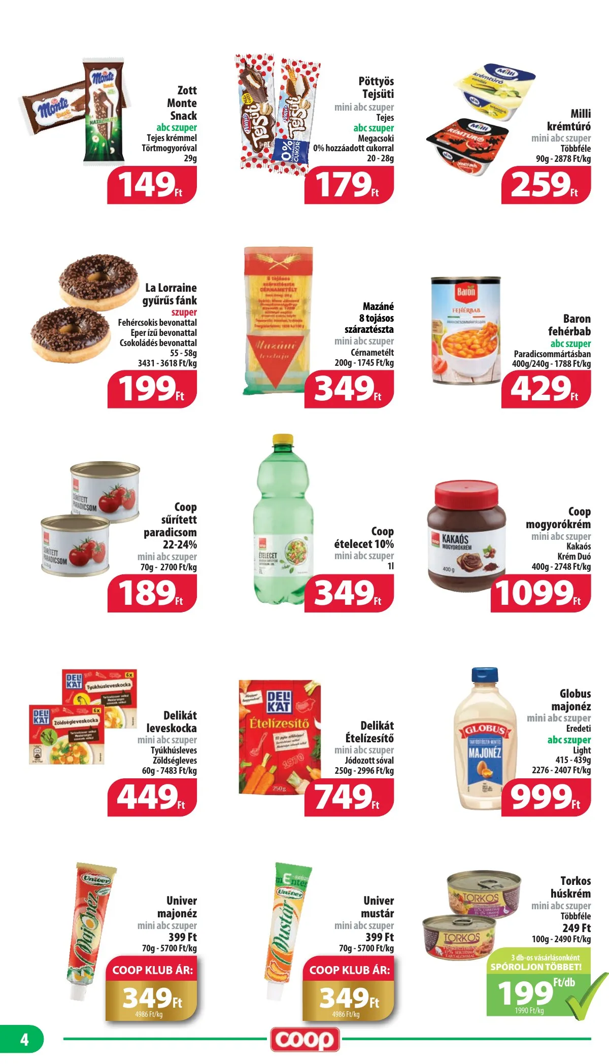 Coop akciós újság Mecsek 10.24–10.30 – 4. oldal