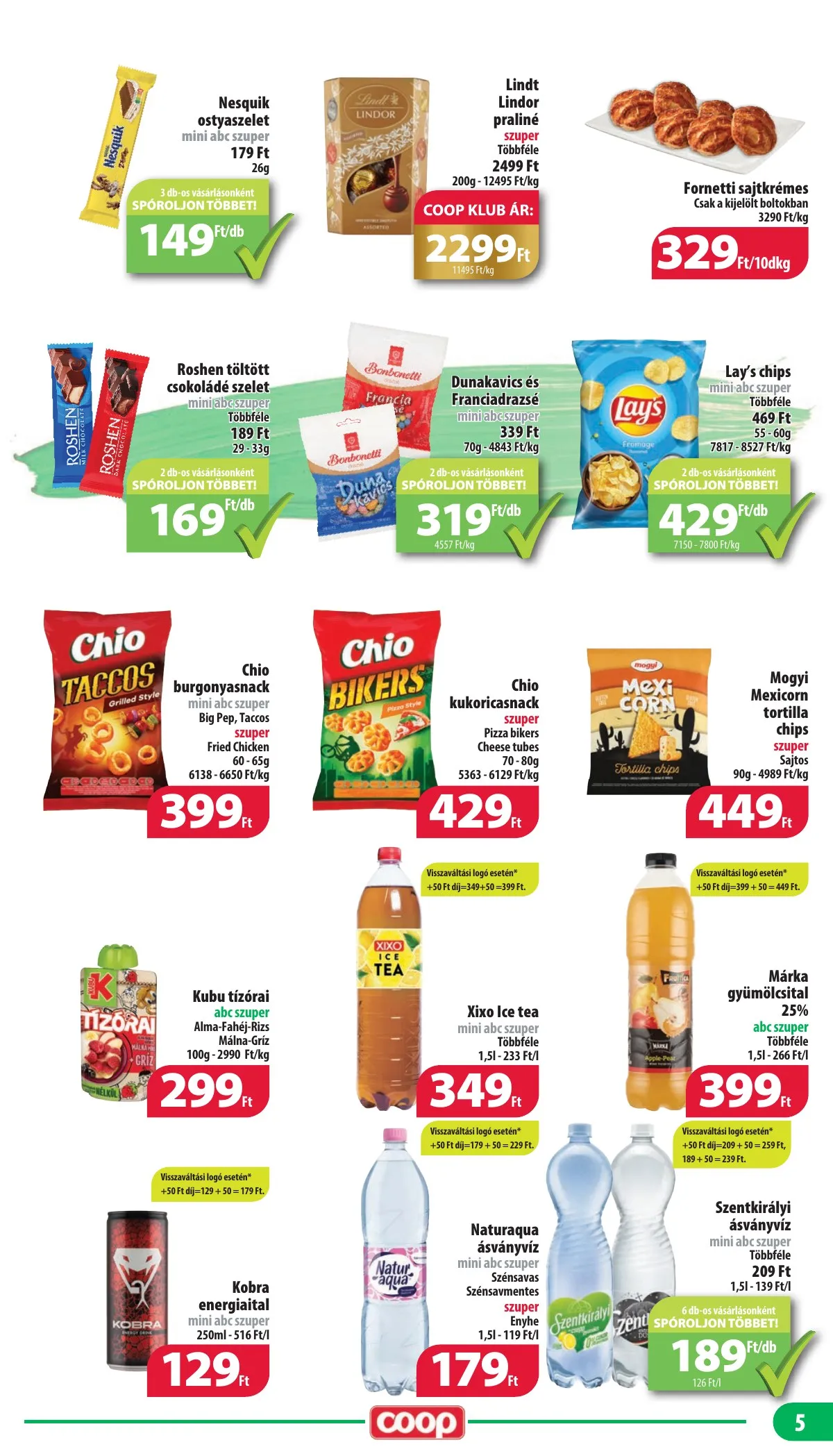 Coop akciós újság Mecsek 10.24–10.30 – 5. oldal