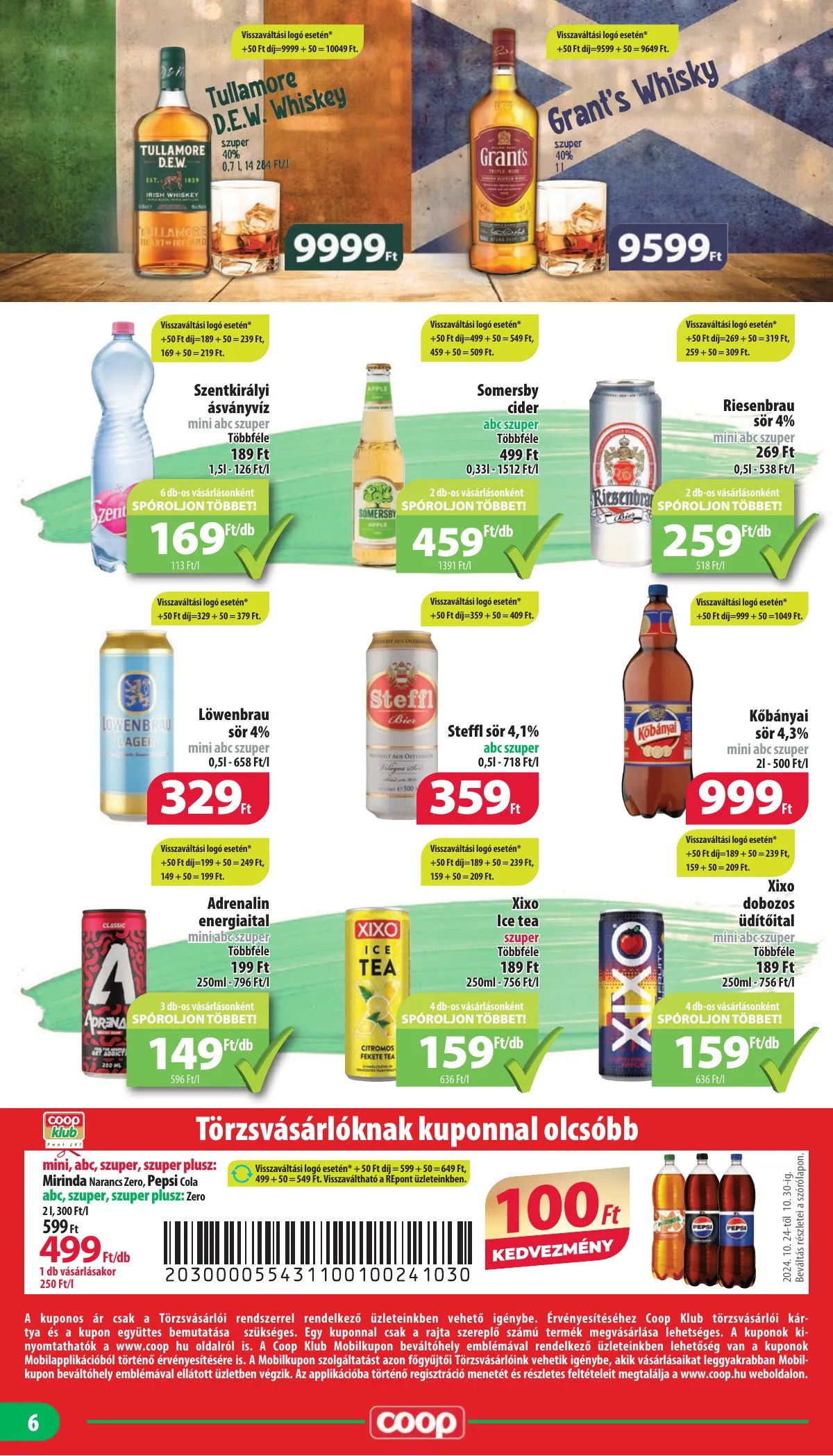 Coop akciós újság Mecsek 10.24–10.30 – 6. oldal